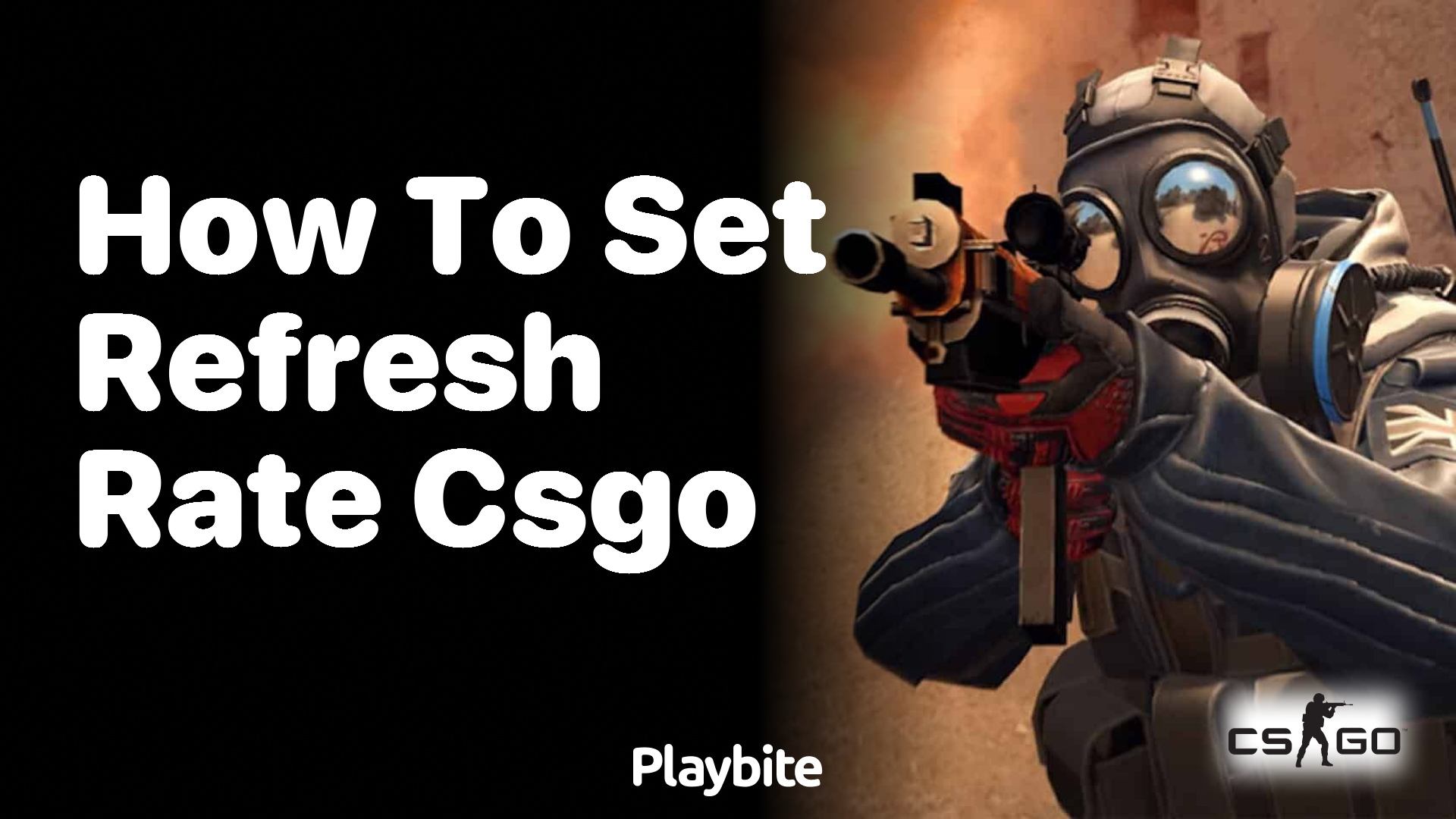 How to set the refresh rate in CSGO