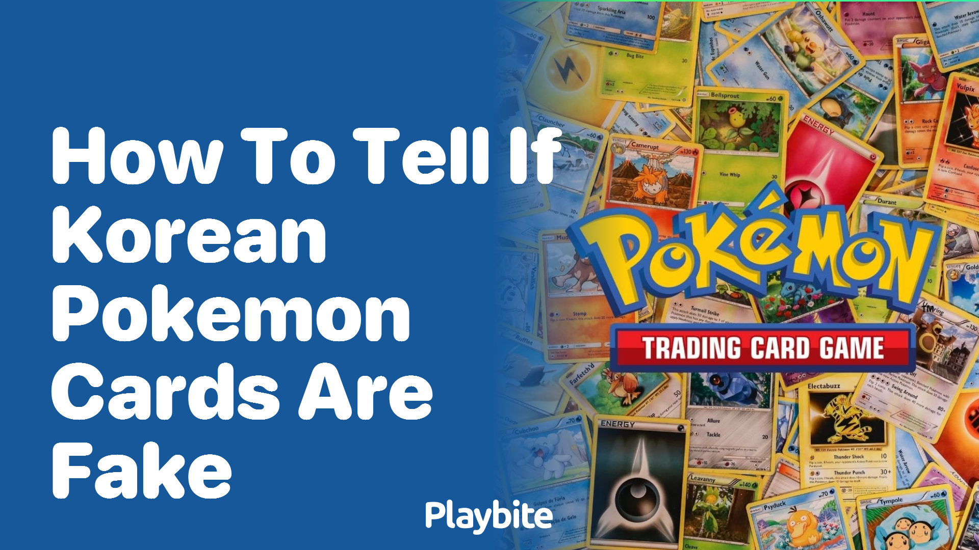 How to tell if Korean Pokemon cards are fake