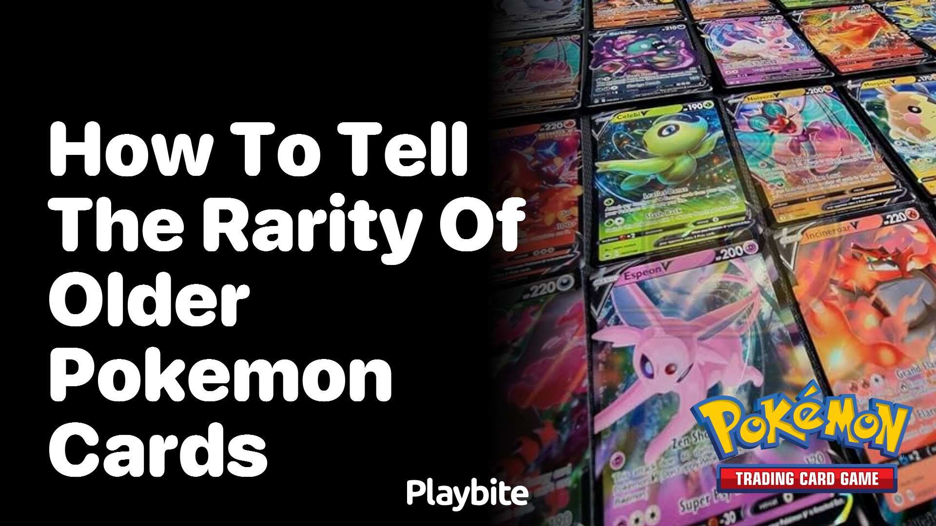 How to tell the rarity of older Pokemon cards