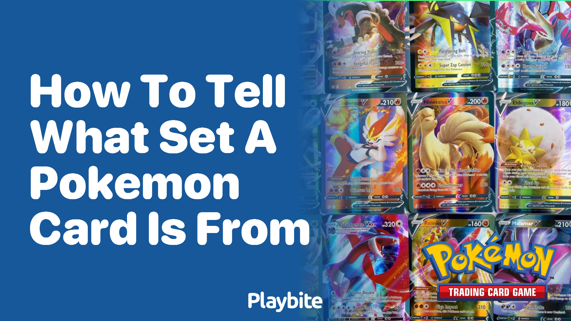 How to tell what set a Pokemon card is from