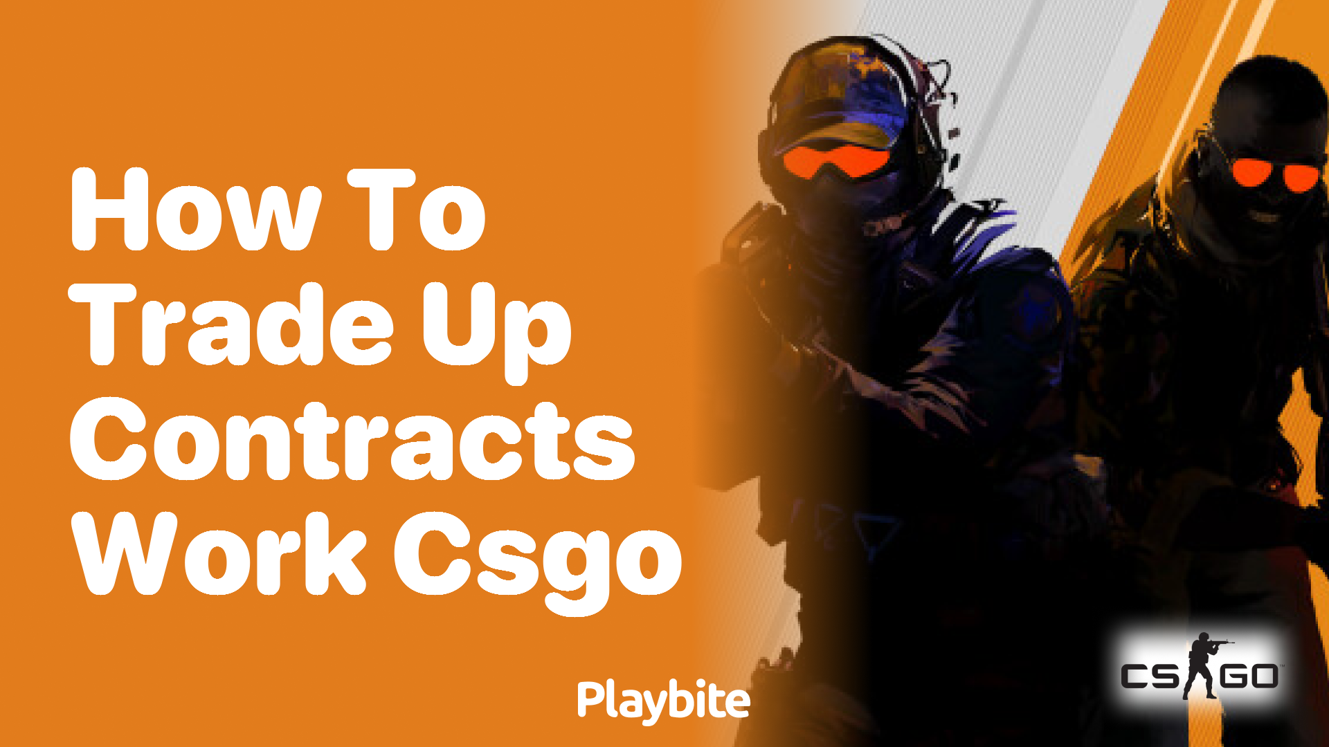 How do trade-up contracts work in CS:GO?