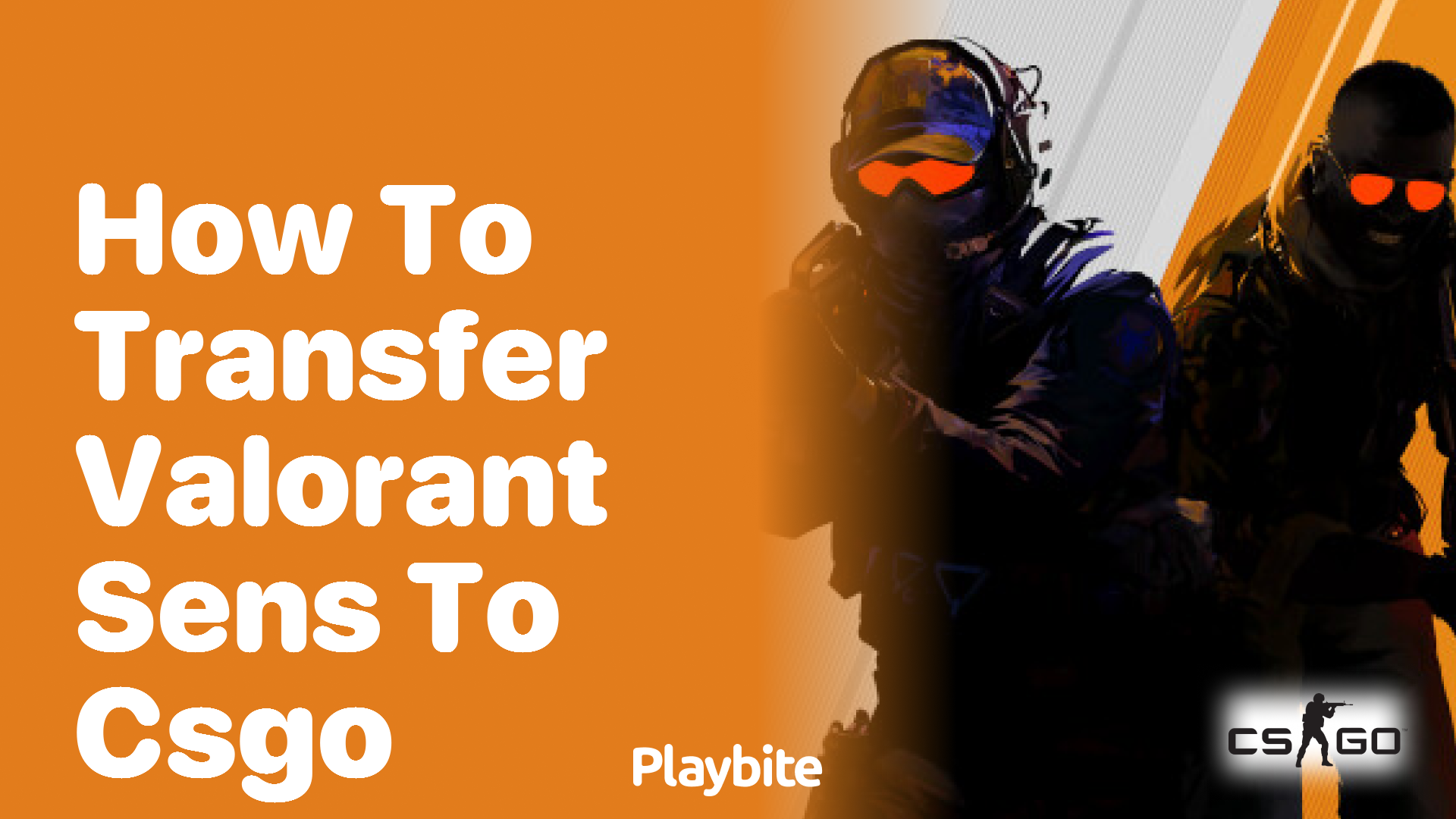 How to transfer Valorant sensitivity to CS:GO