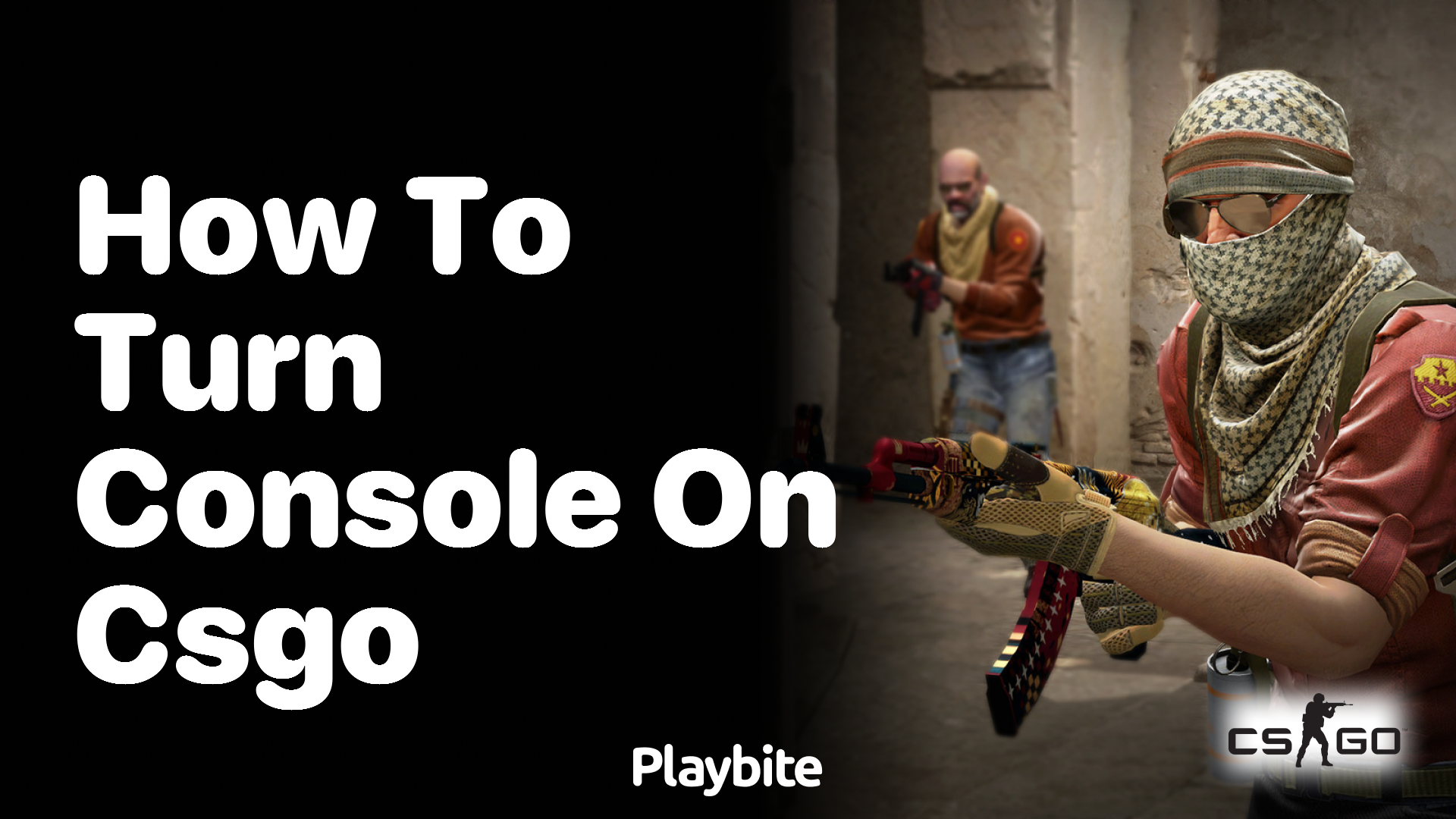 How to turn on the console in CSGO