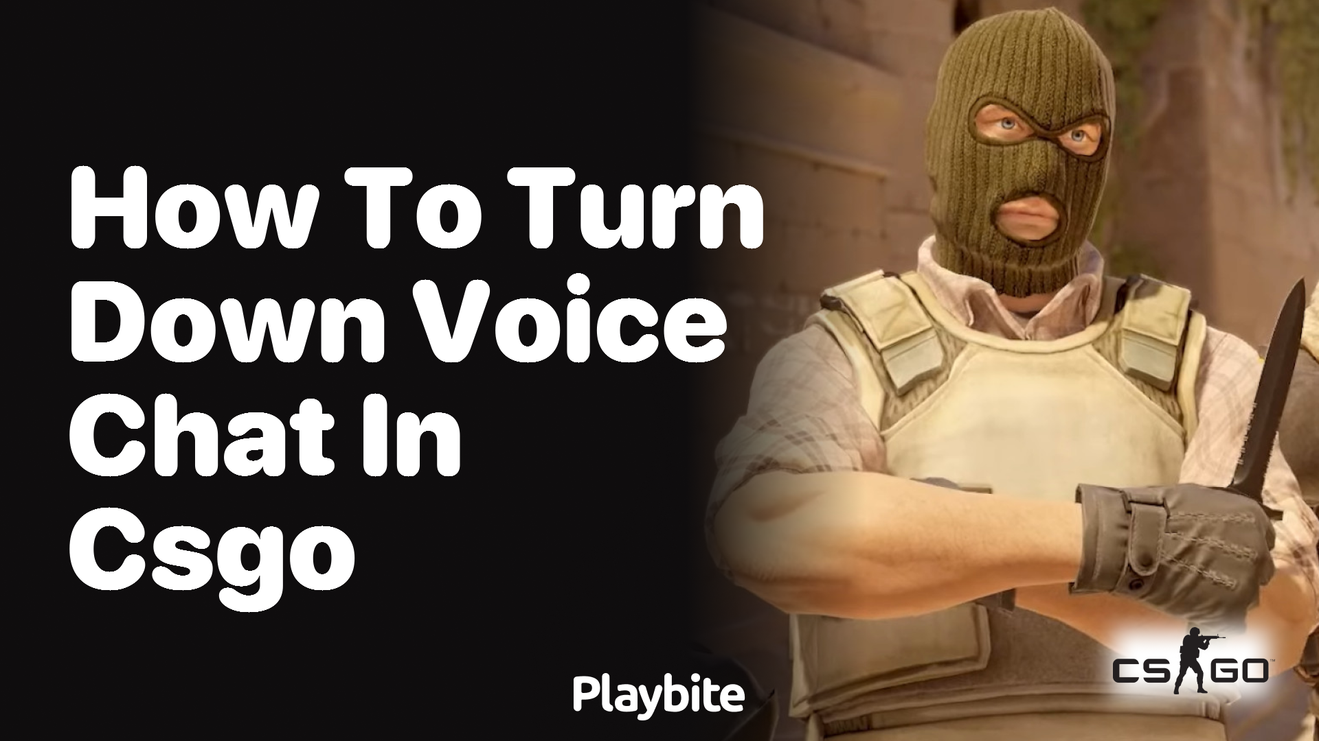 How to turn down voice chat in CS:GO