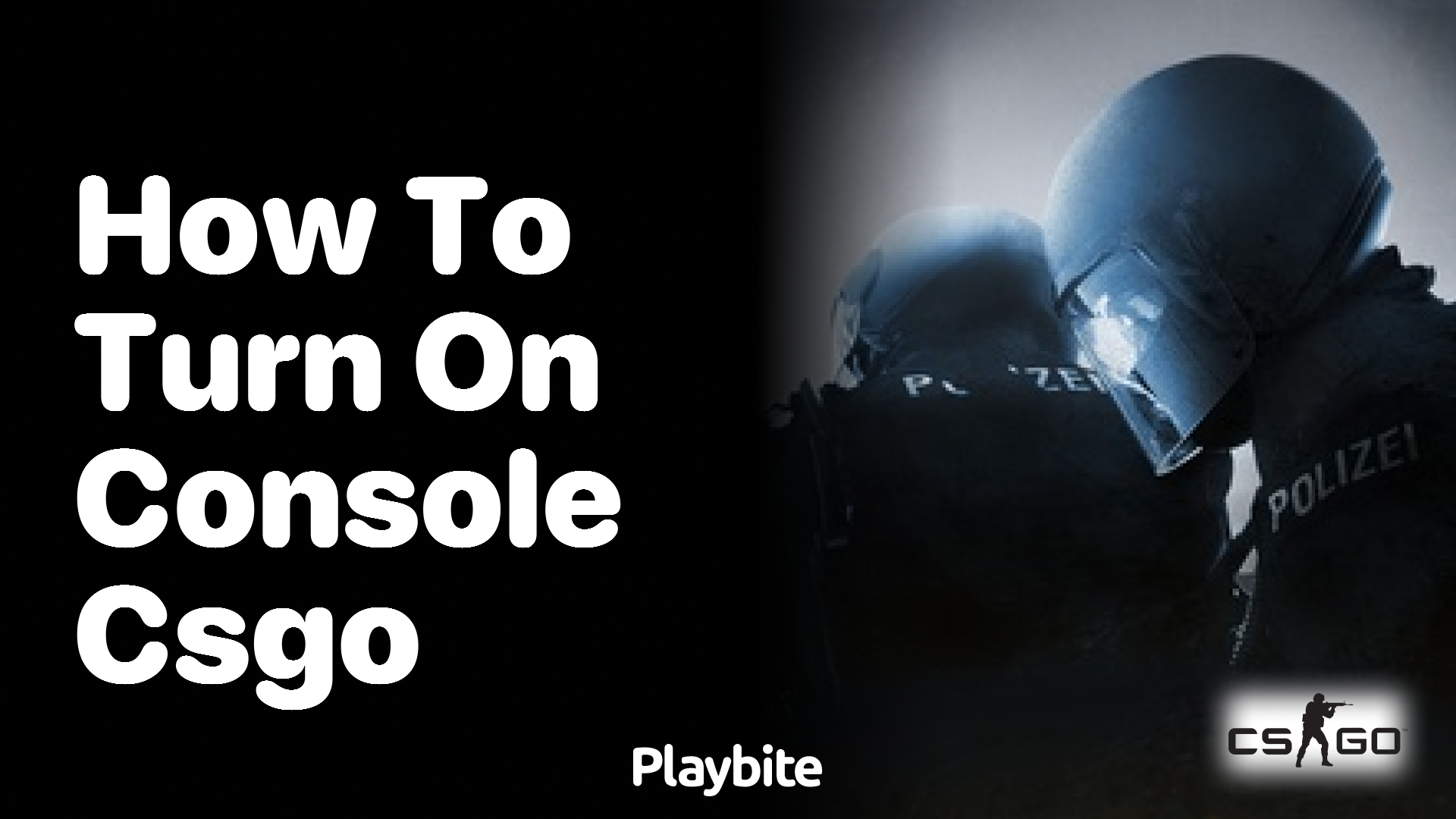 How to Turn on Console in CS:GO