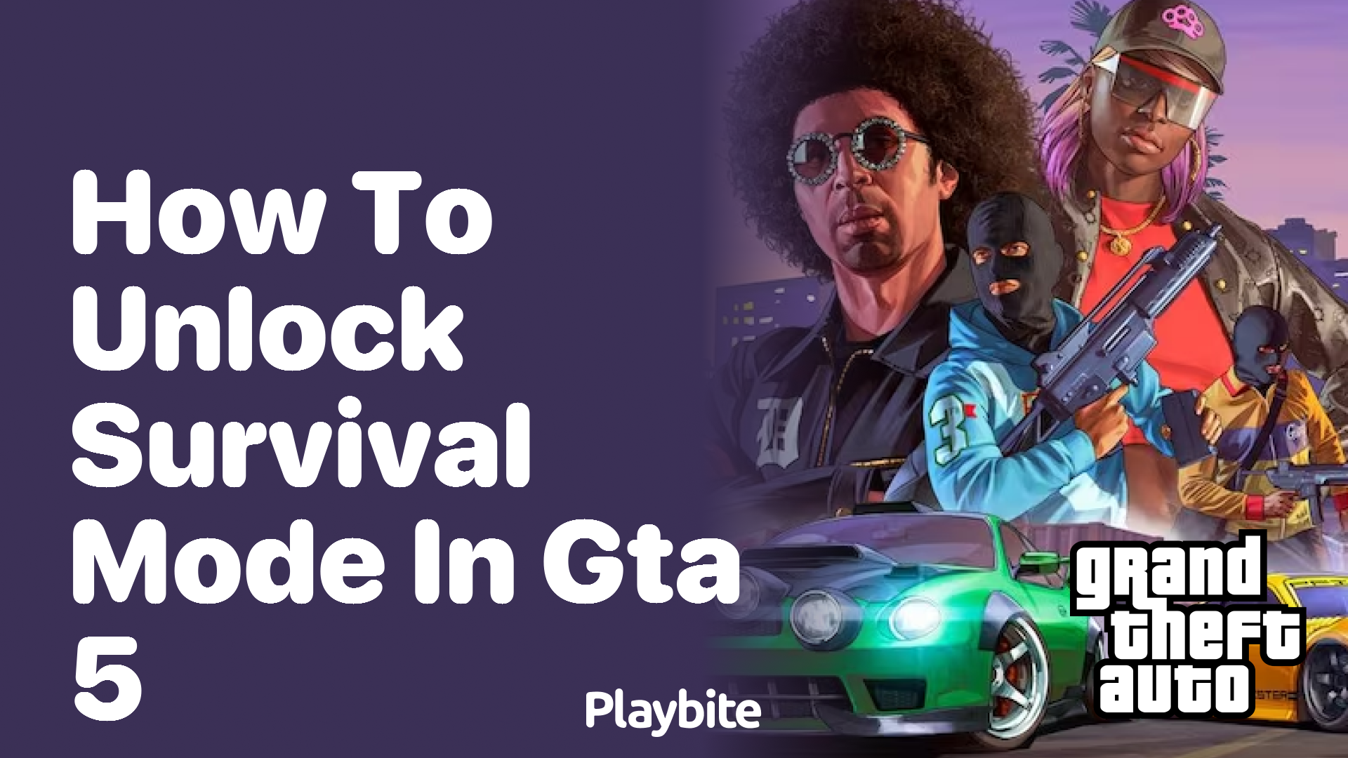 How to Unlock Survival Mode in GTA 5