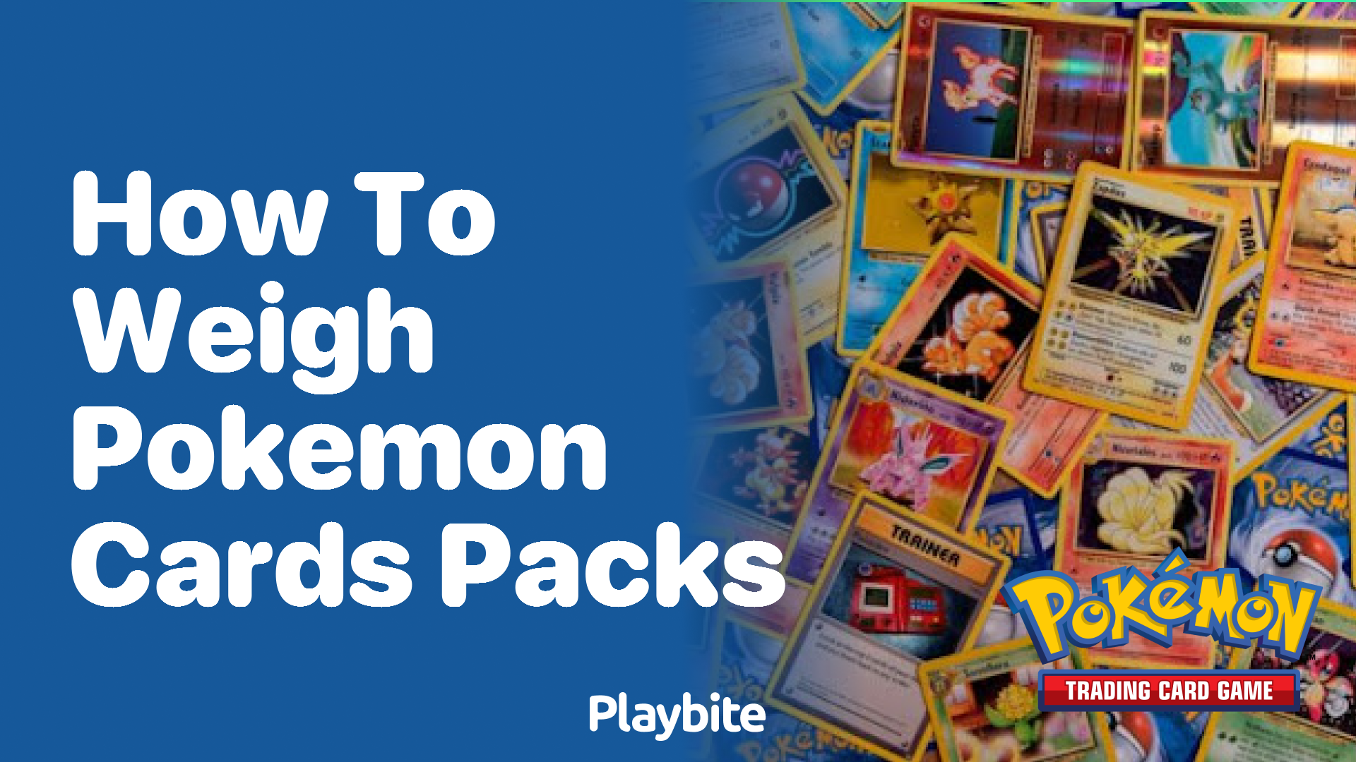 How to Weigh Pokemon Card Packs