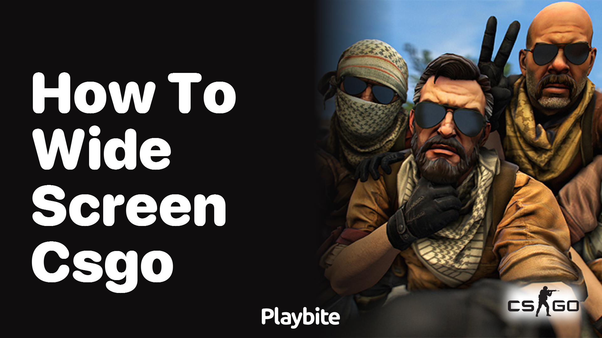 How to Play CS:GO in Widescreen