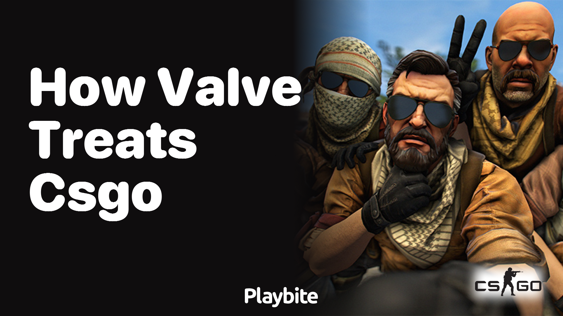 How does Valve treat CS:GO?