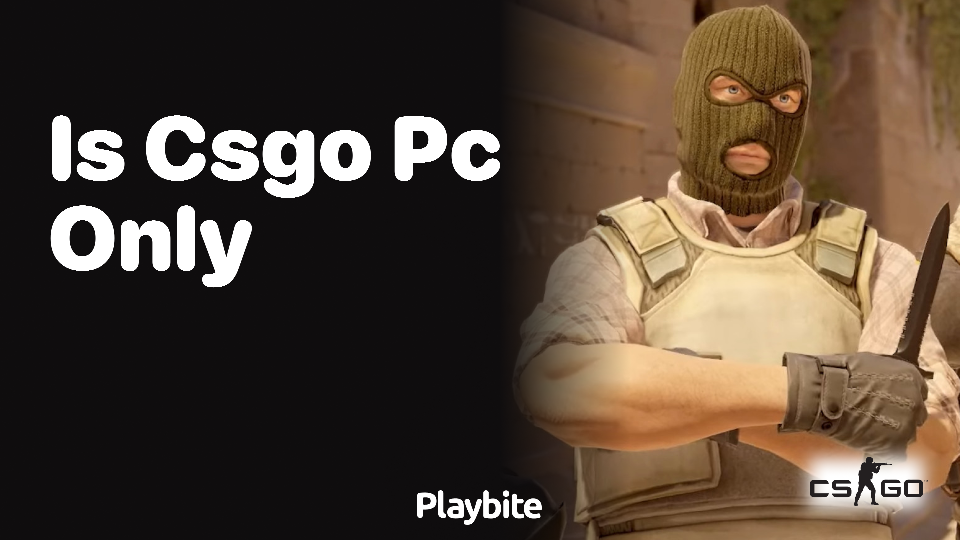 Is CS:GO available only on PC?