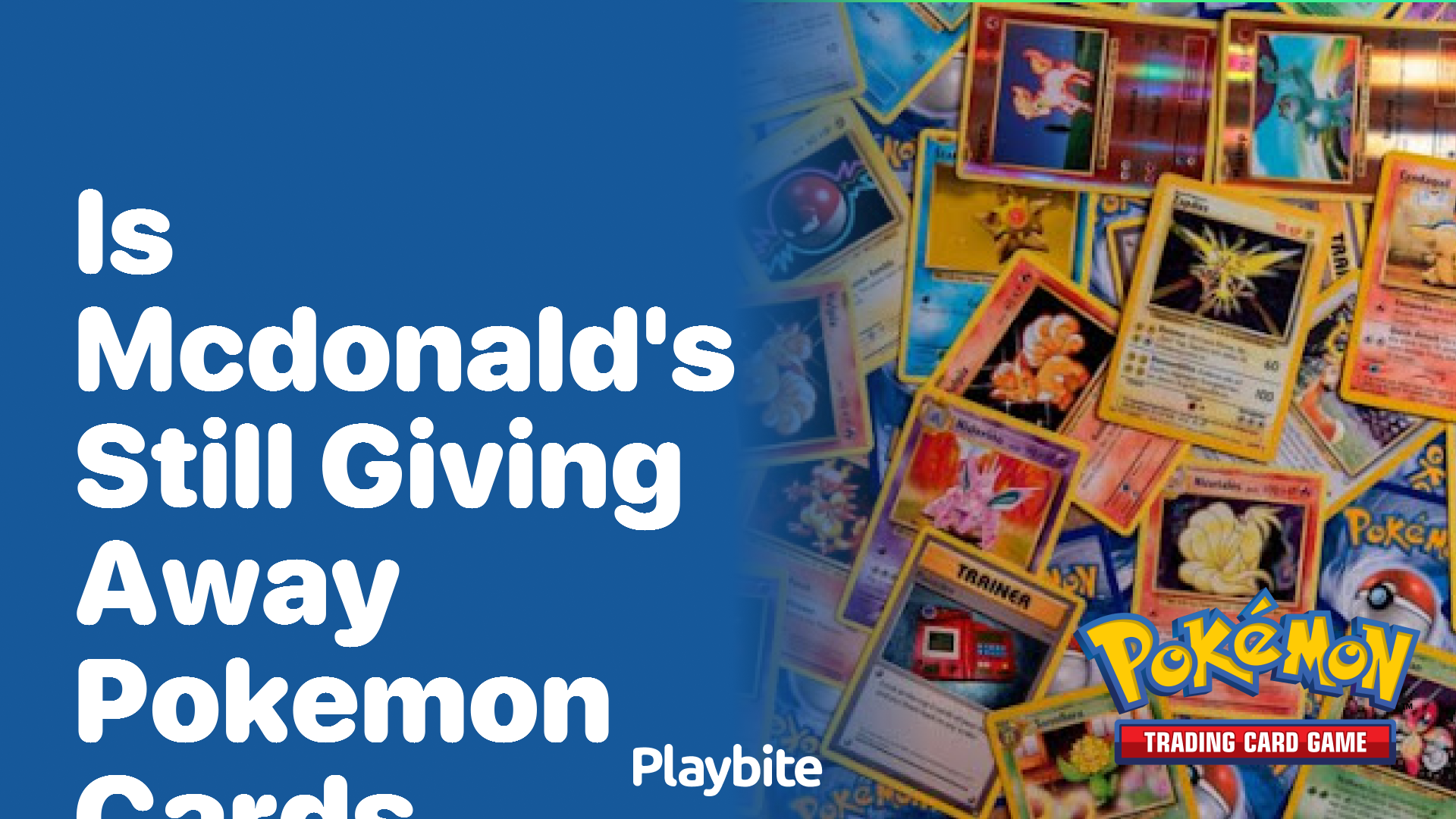 Is McDonald&#8217;s Still Giving Away Pokemon Cards?