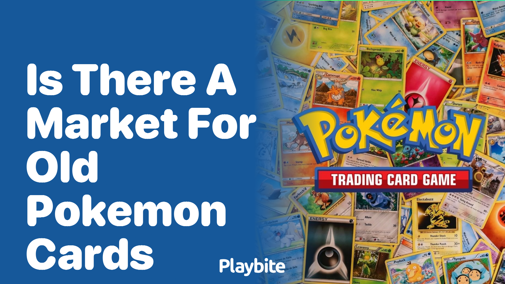 Is there a market for old Pokemon cards?