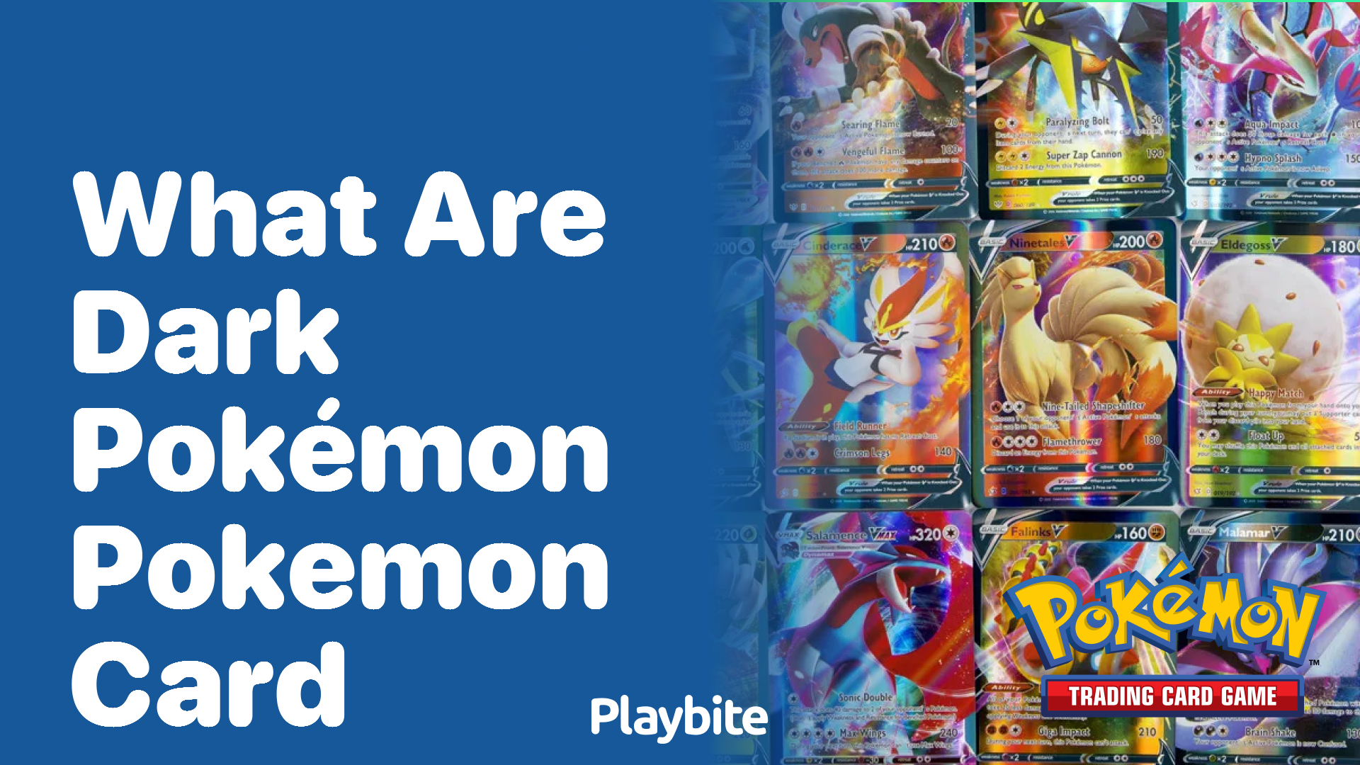 What are Dark Pokémon Pokemon Cards?