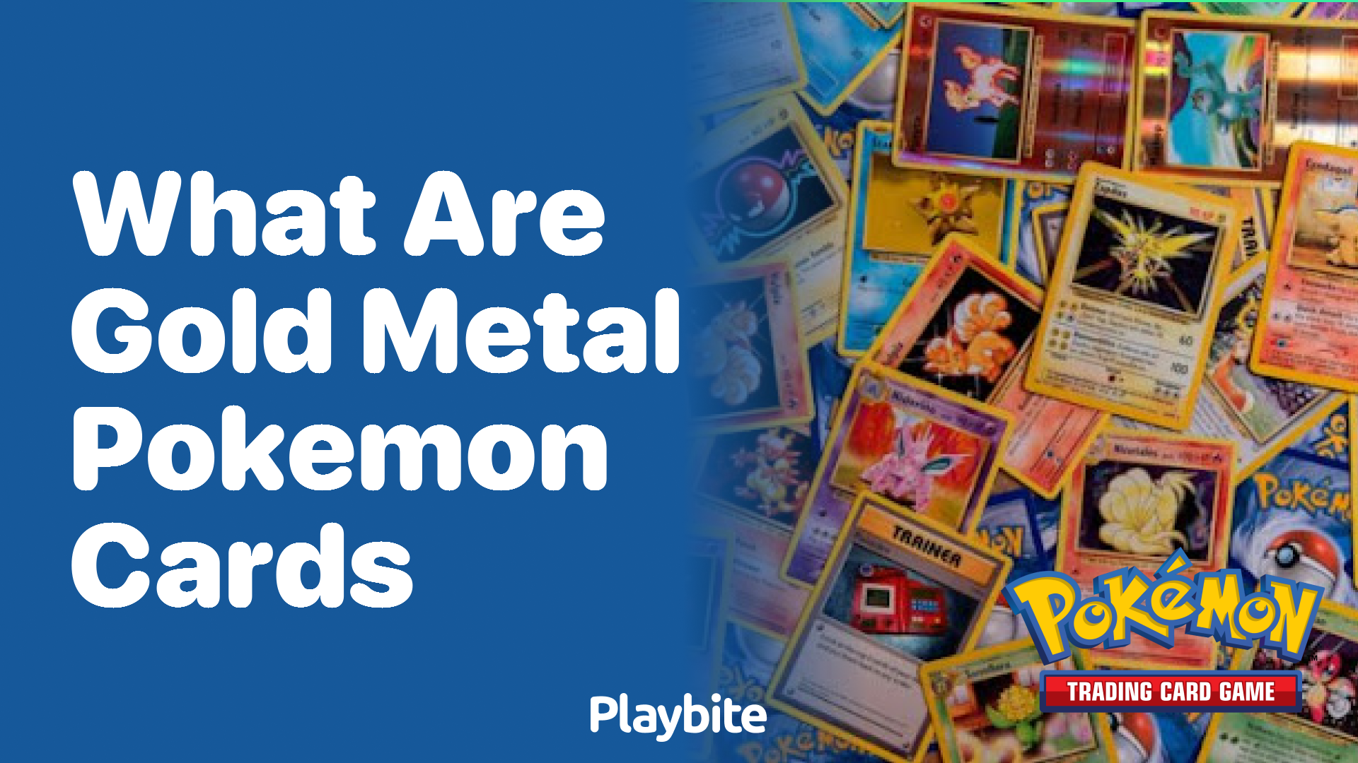 What are Gold Metal Pokemon Cards?