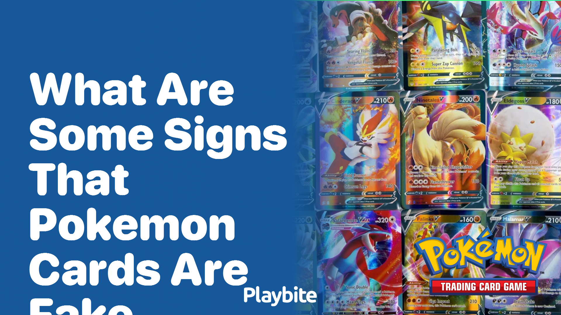 What are some signs that Pokemon cards are fake?