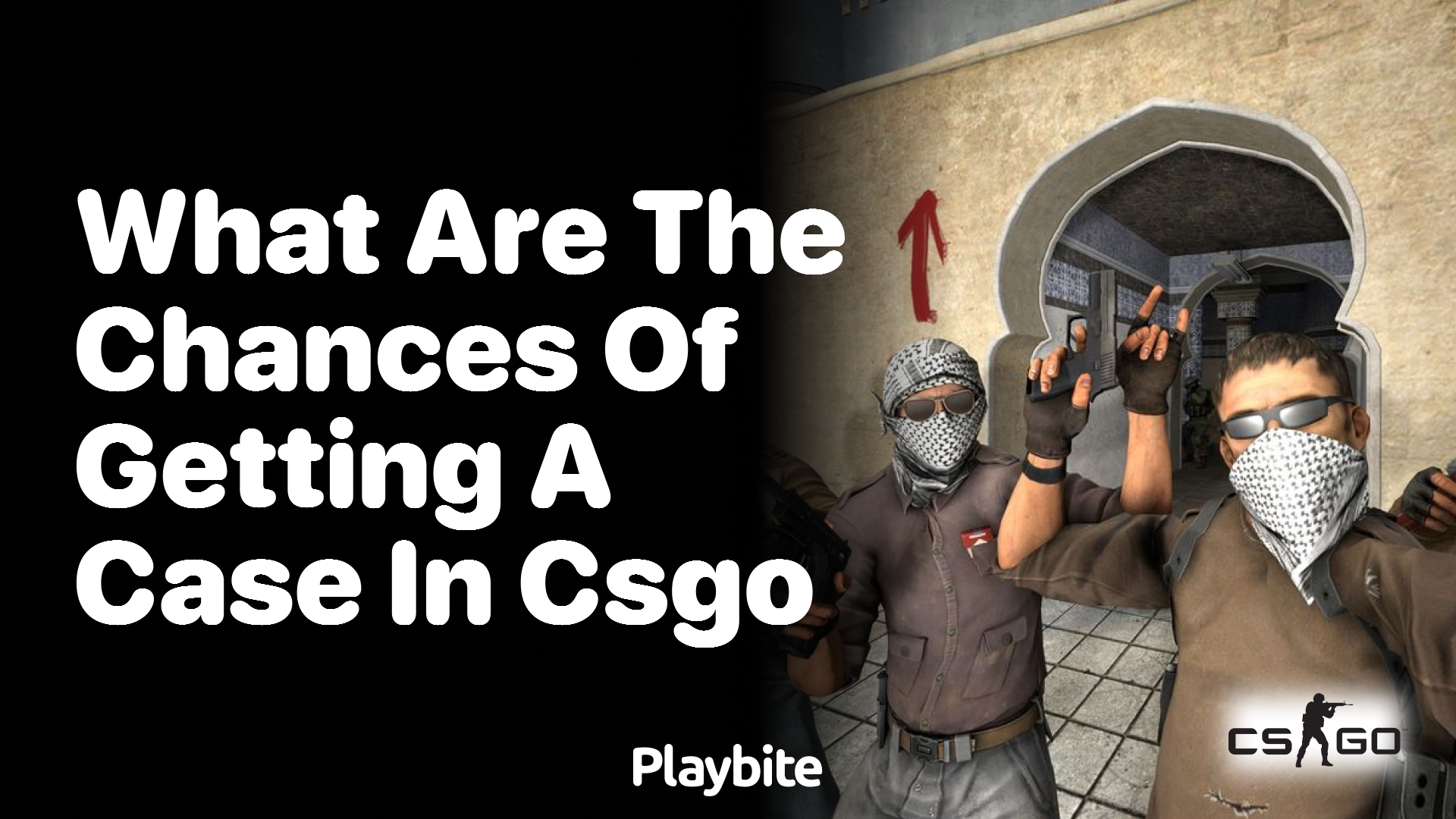 What are the chances of getting a case in CS:GO?