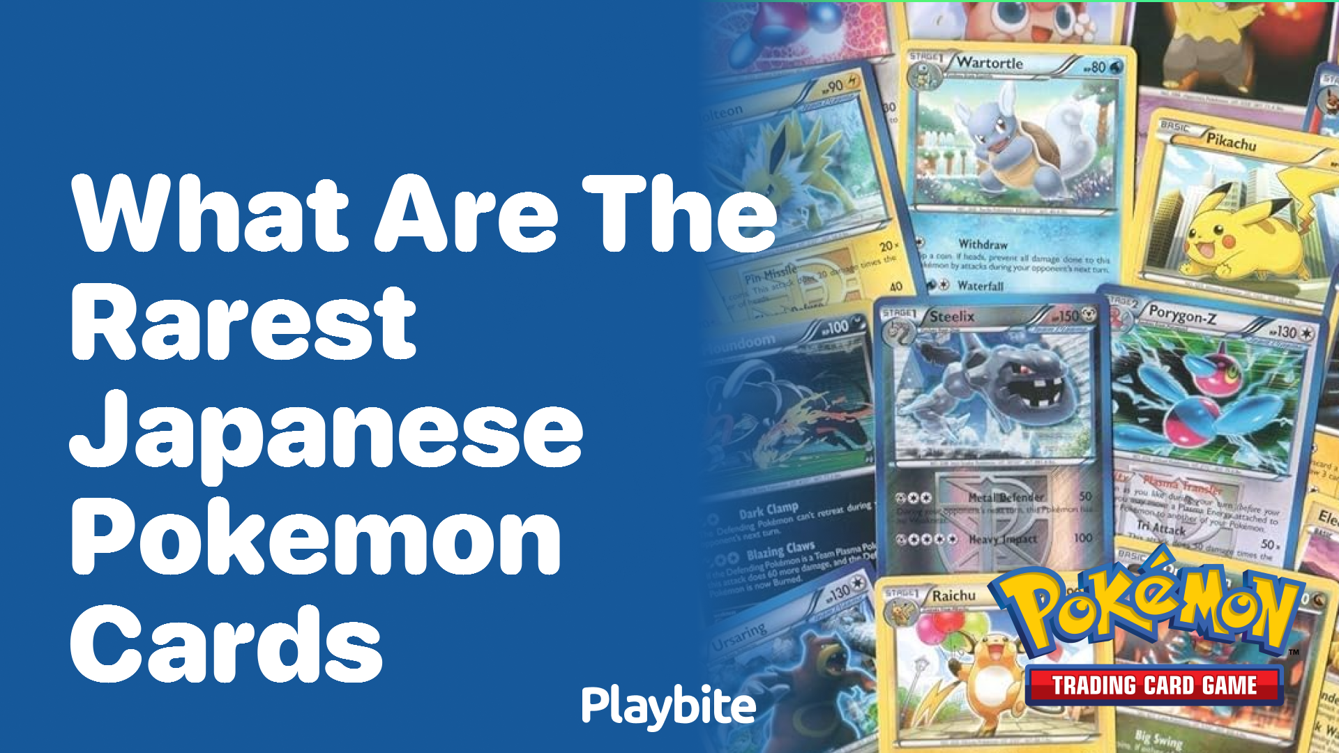 What are the rarest Japanese Pokémon cards?