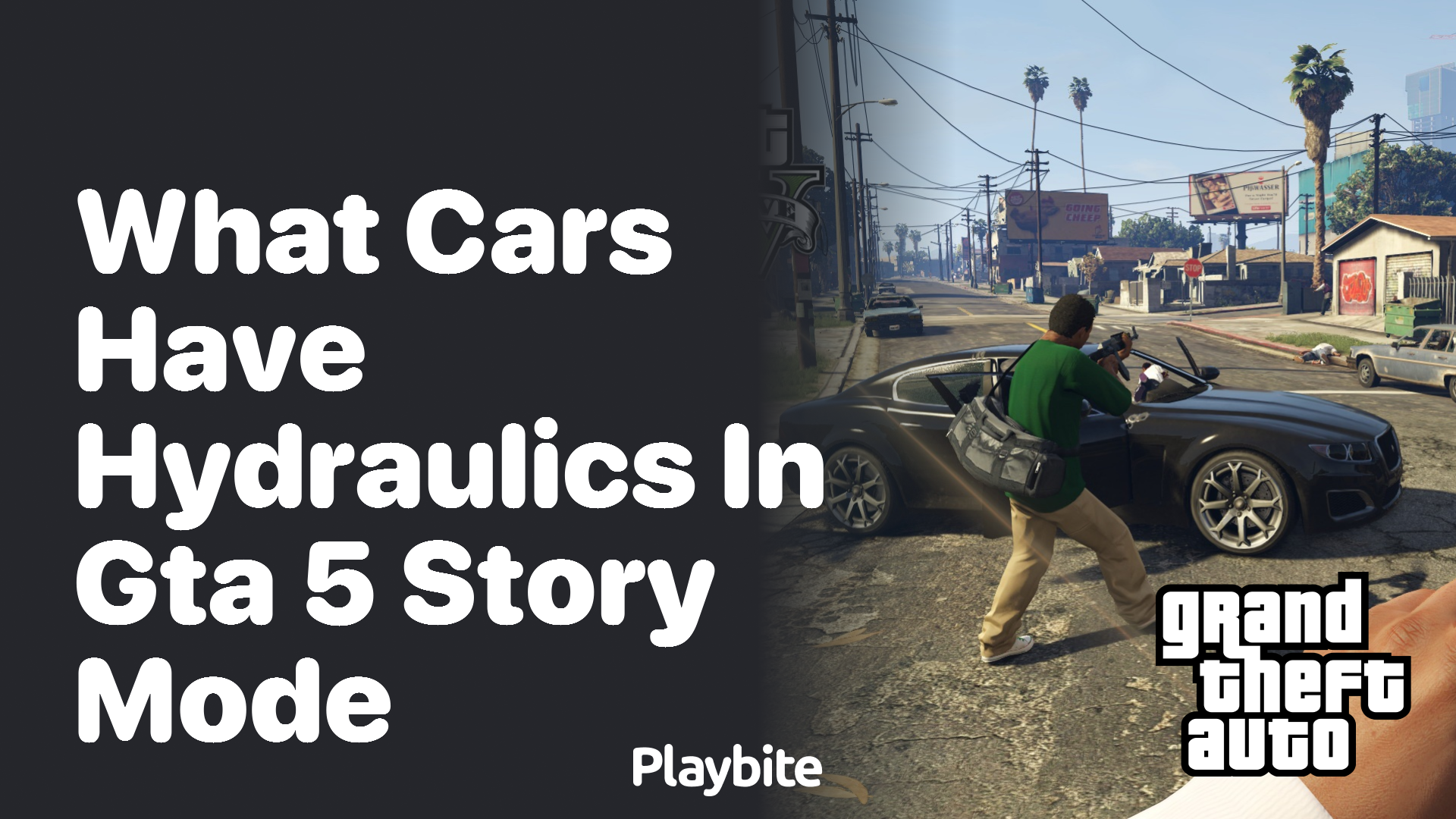 What cars have hydraulics in GTA 5 story mode?