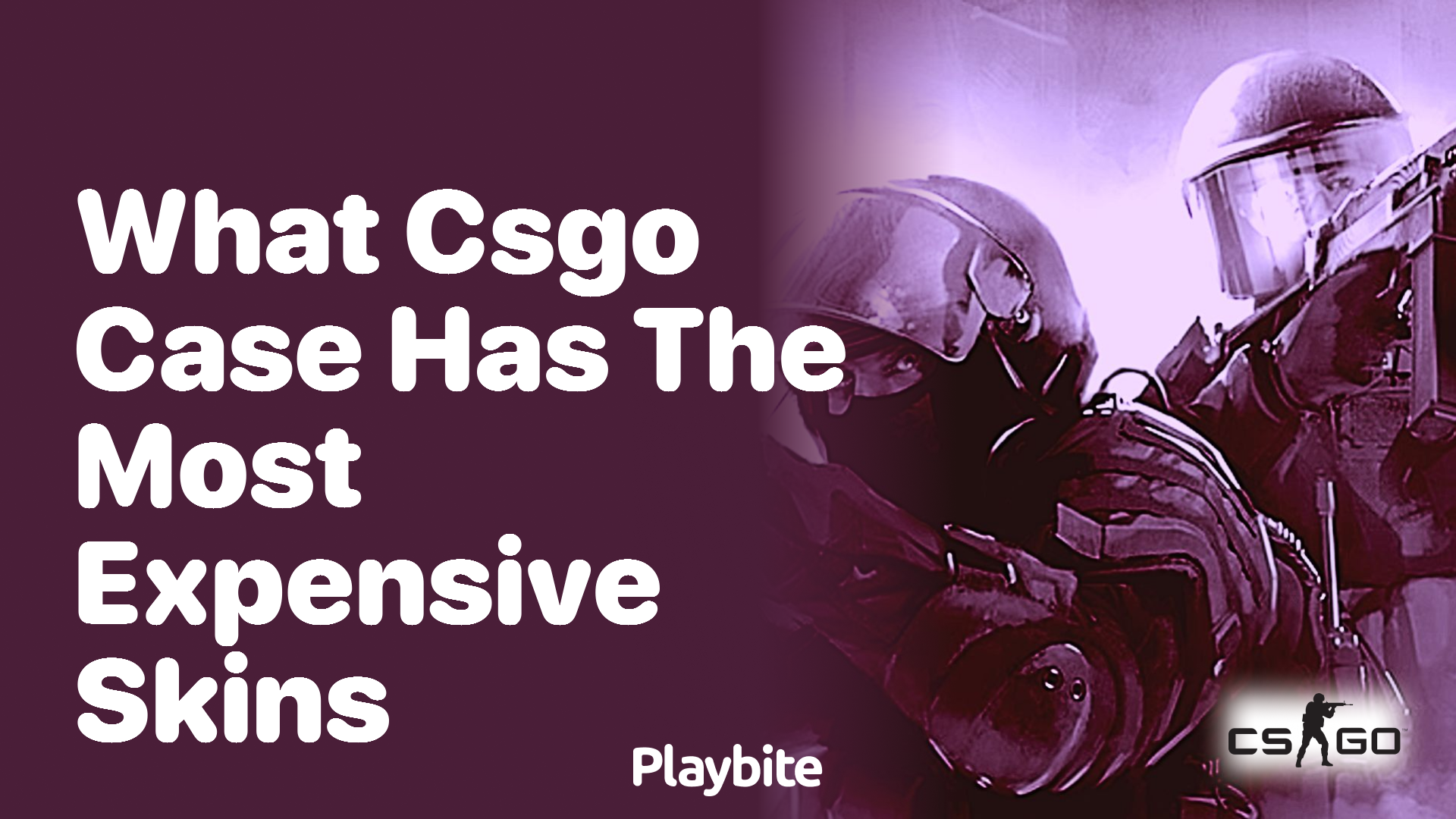 What CS:GO case has the most expensive skins?