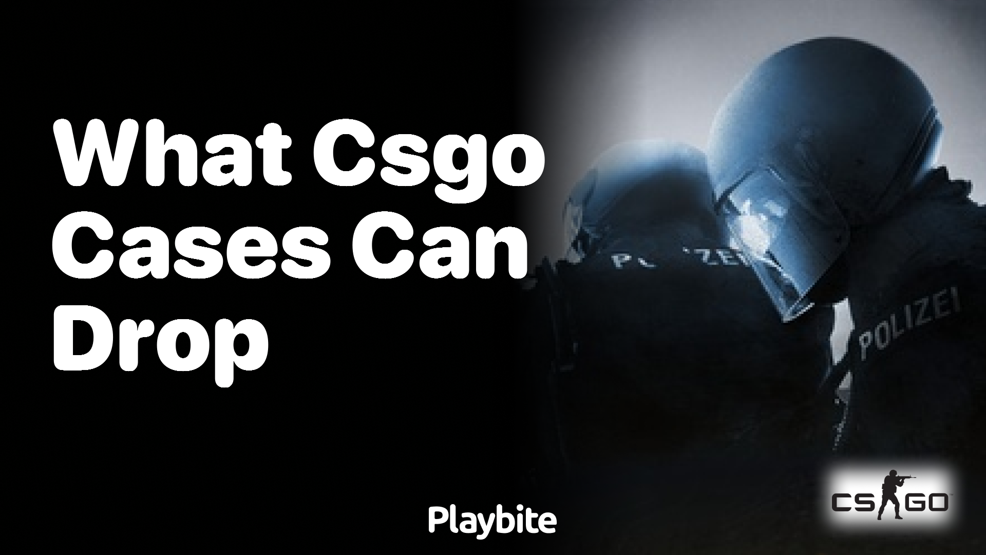 What CS:GO cases can drop?