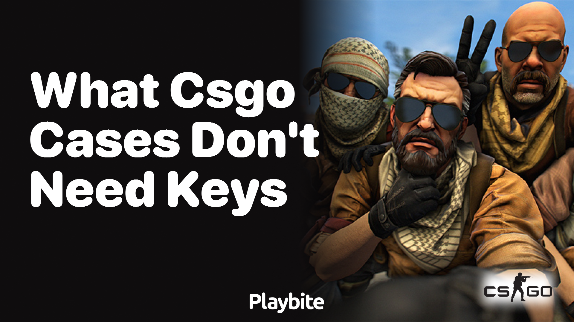 What CS:GO cases don&#8217;t need keys to open?