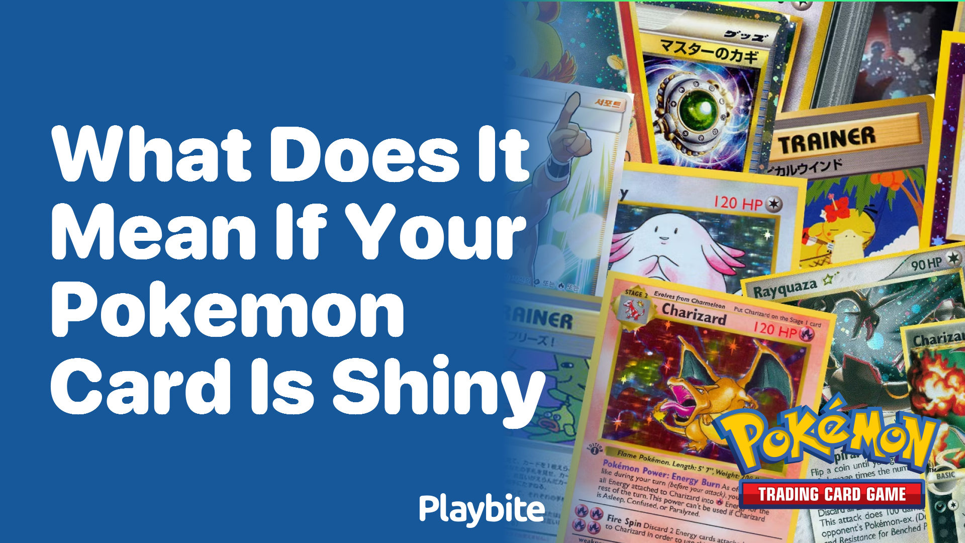 What does it mean if your Pokemon card is shiny?