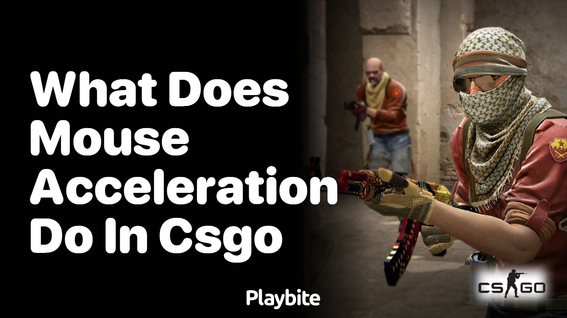 What does mouse acceleration do in CS:GO?