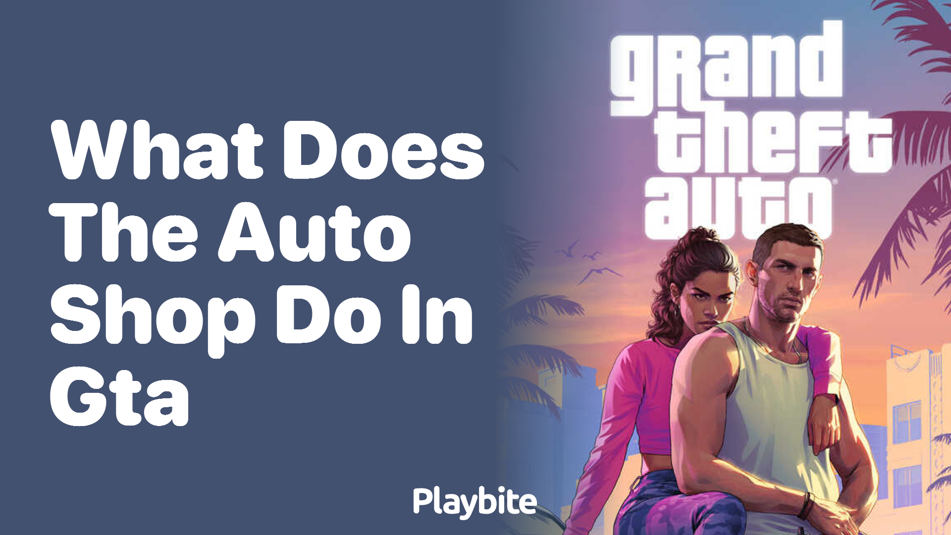 What does the auto shop do in GTA?