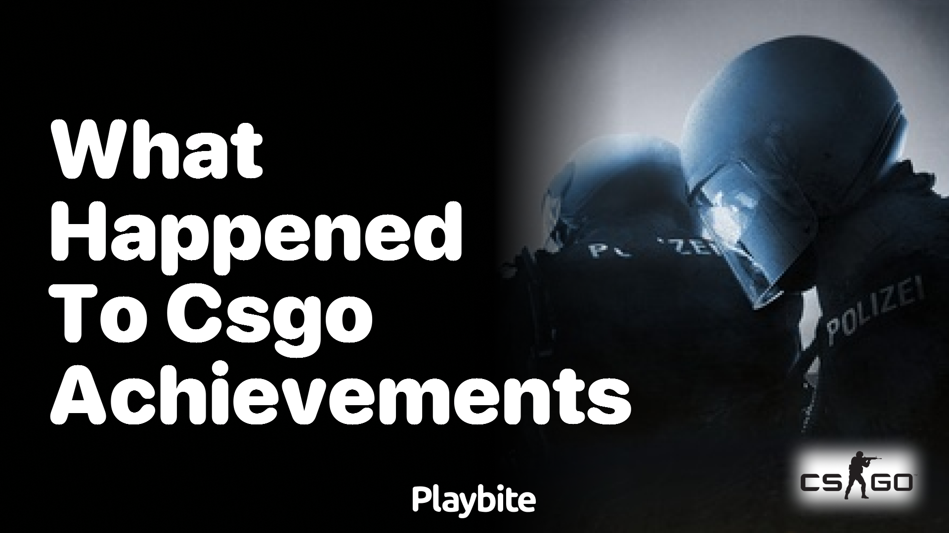 What happened to CS:GO achievements?