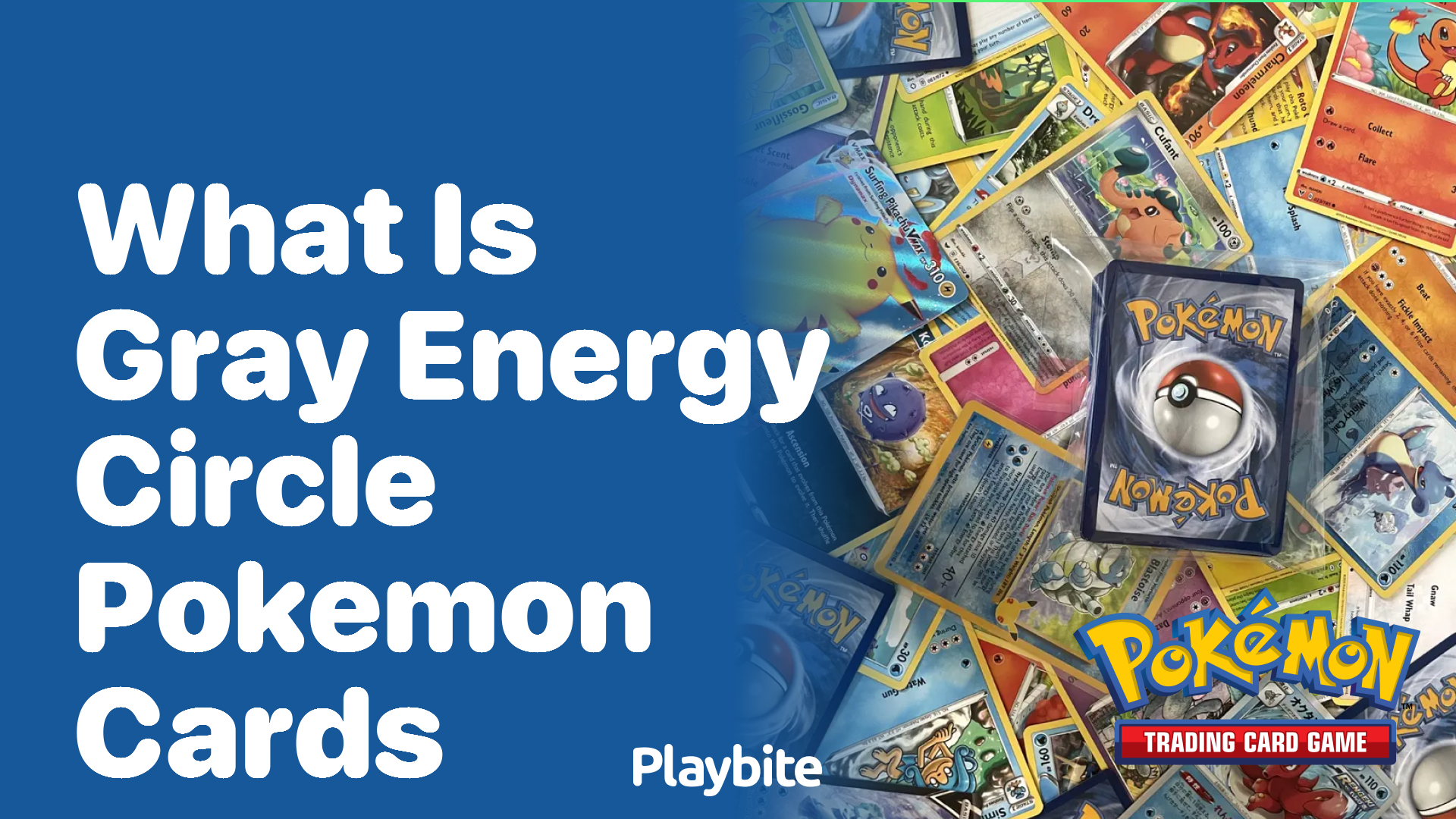 What is a gray energy circle on Pokemon cards?