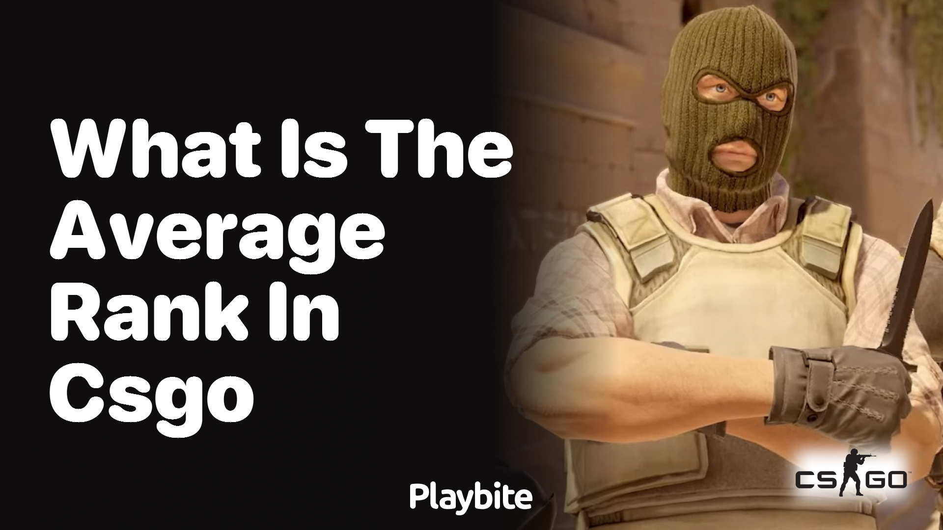 What is the average rank in CS:GO?