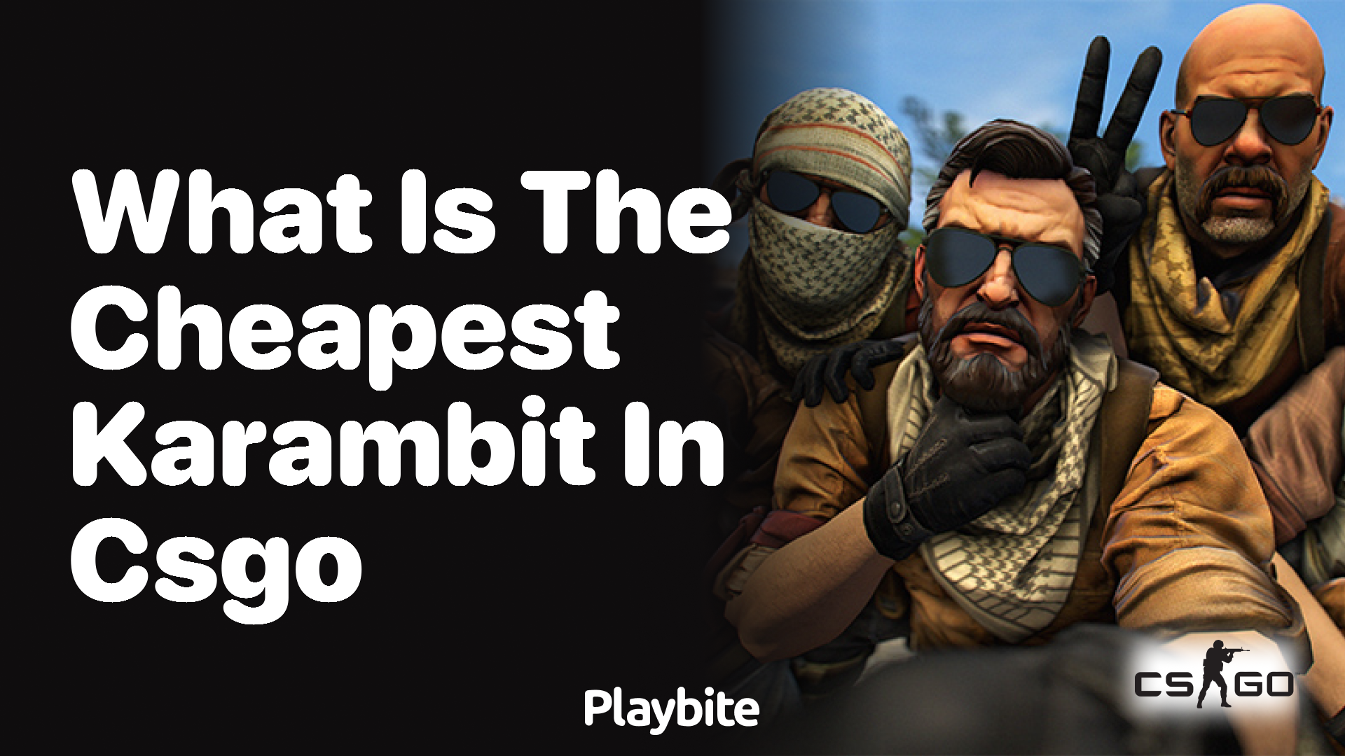 What is the cheapest Karambit in CS:GO?