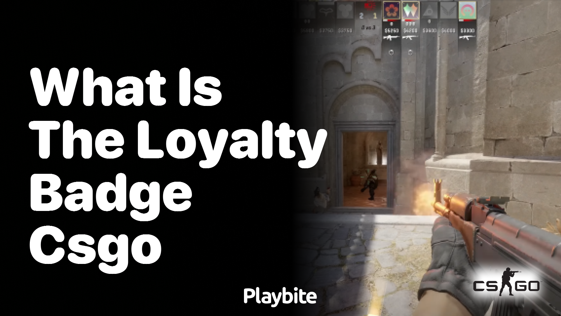 What is the loyalty badge in CS:GO?