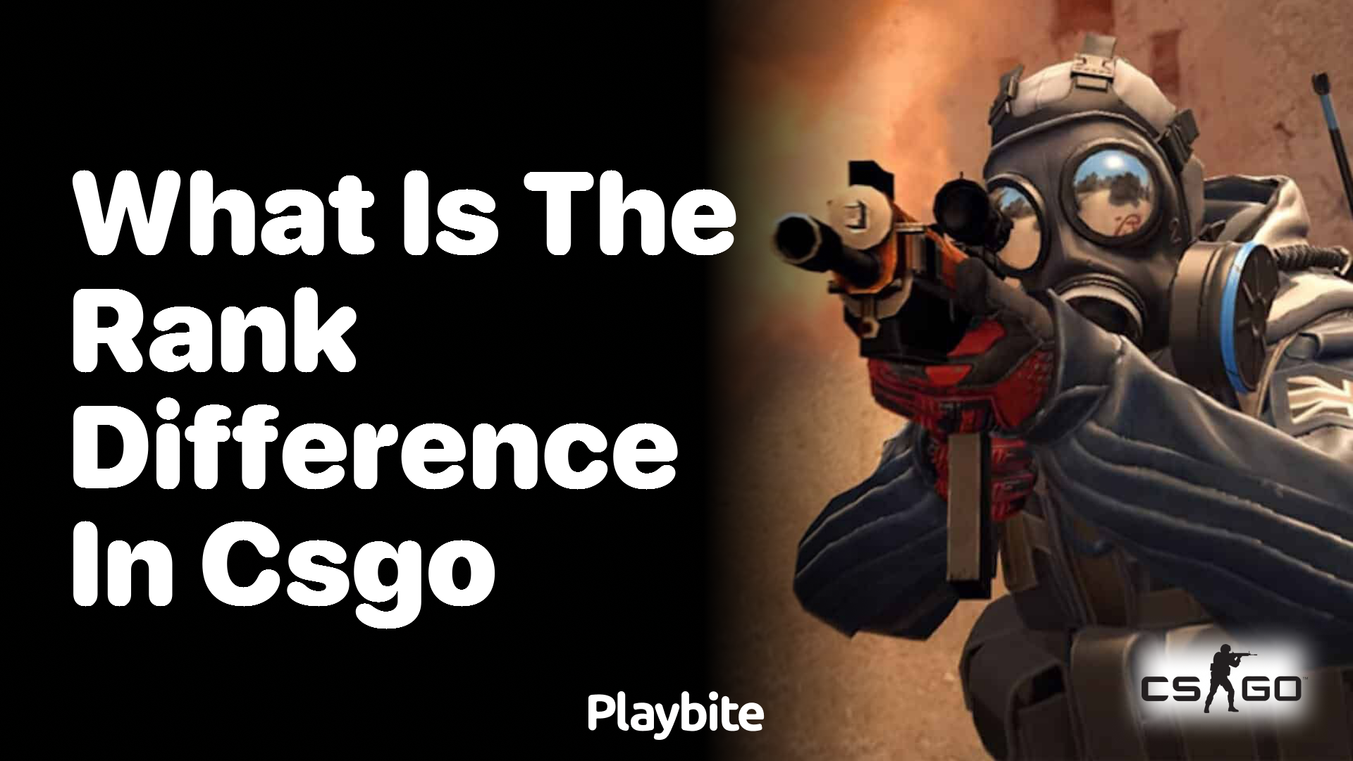 What is the rank difference in CS:GO?