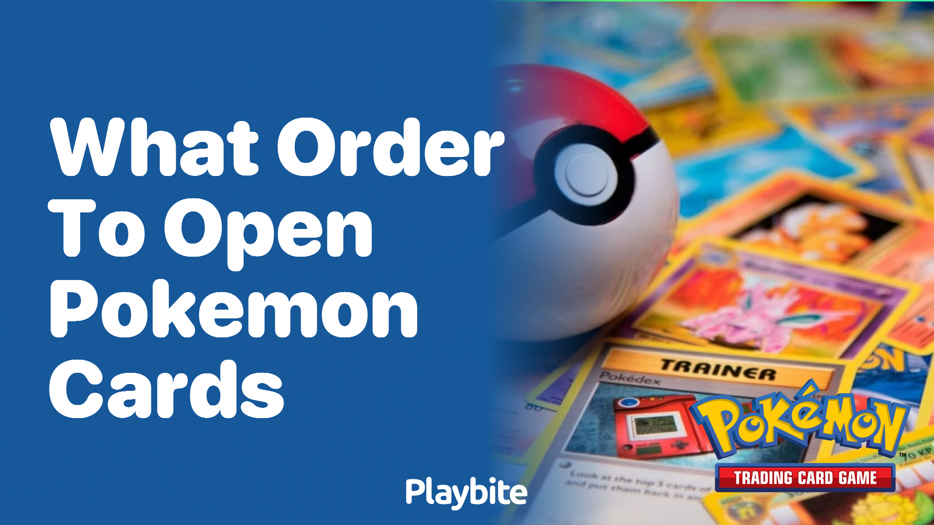 What Order Should You Open Pokemon Cards?