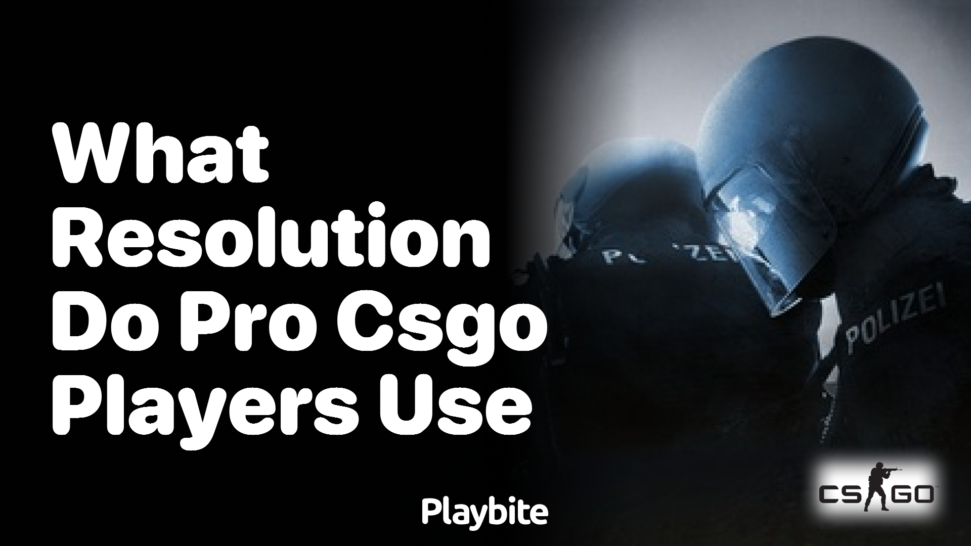 What resolution do pro CS:GO players use?