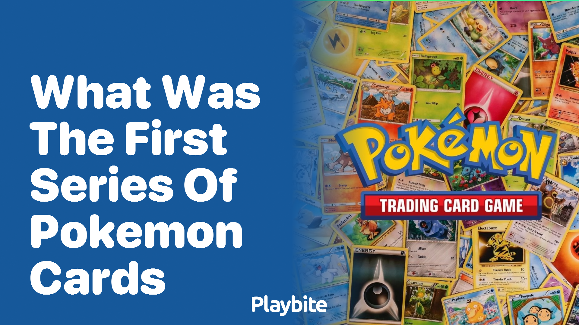 What was the first series of Pokémon cards?