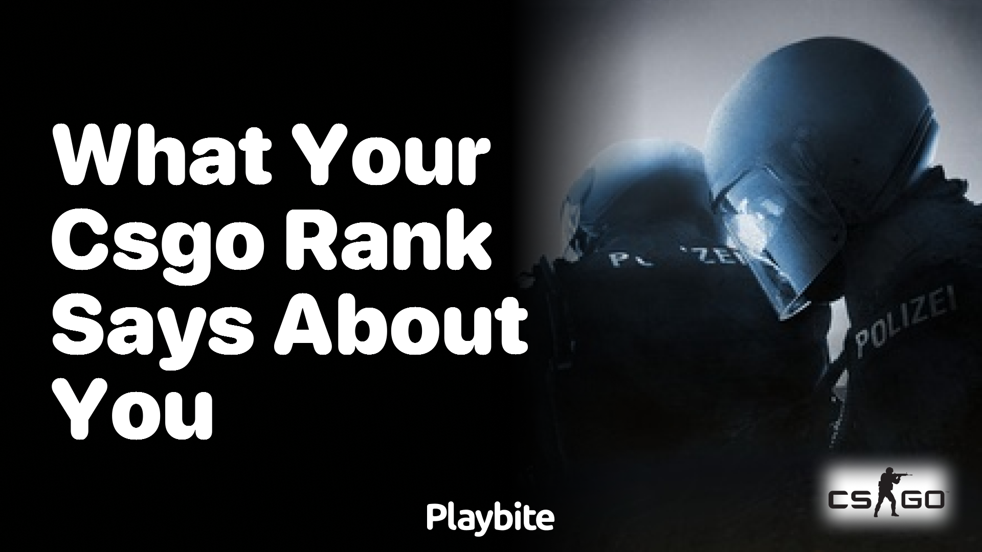 What Your CS:GO Rank Says About You