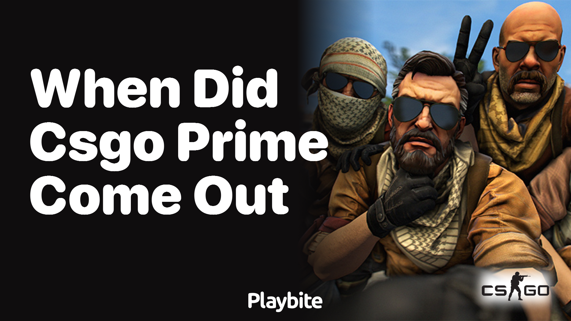 When did CS:GO Prime come out?