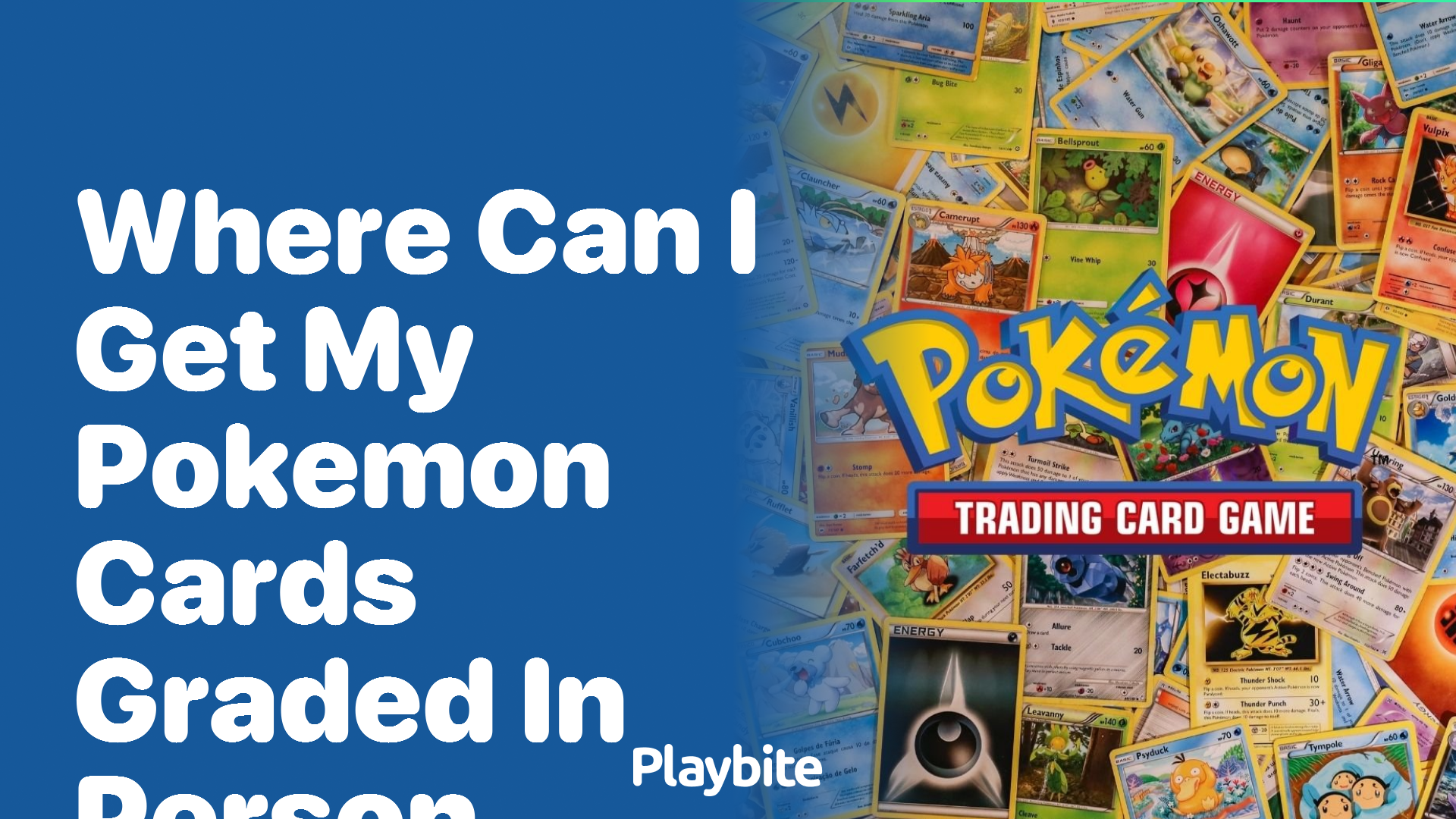 Where can I get my Pokemon cards graded in person?