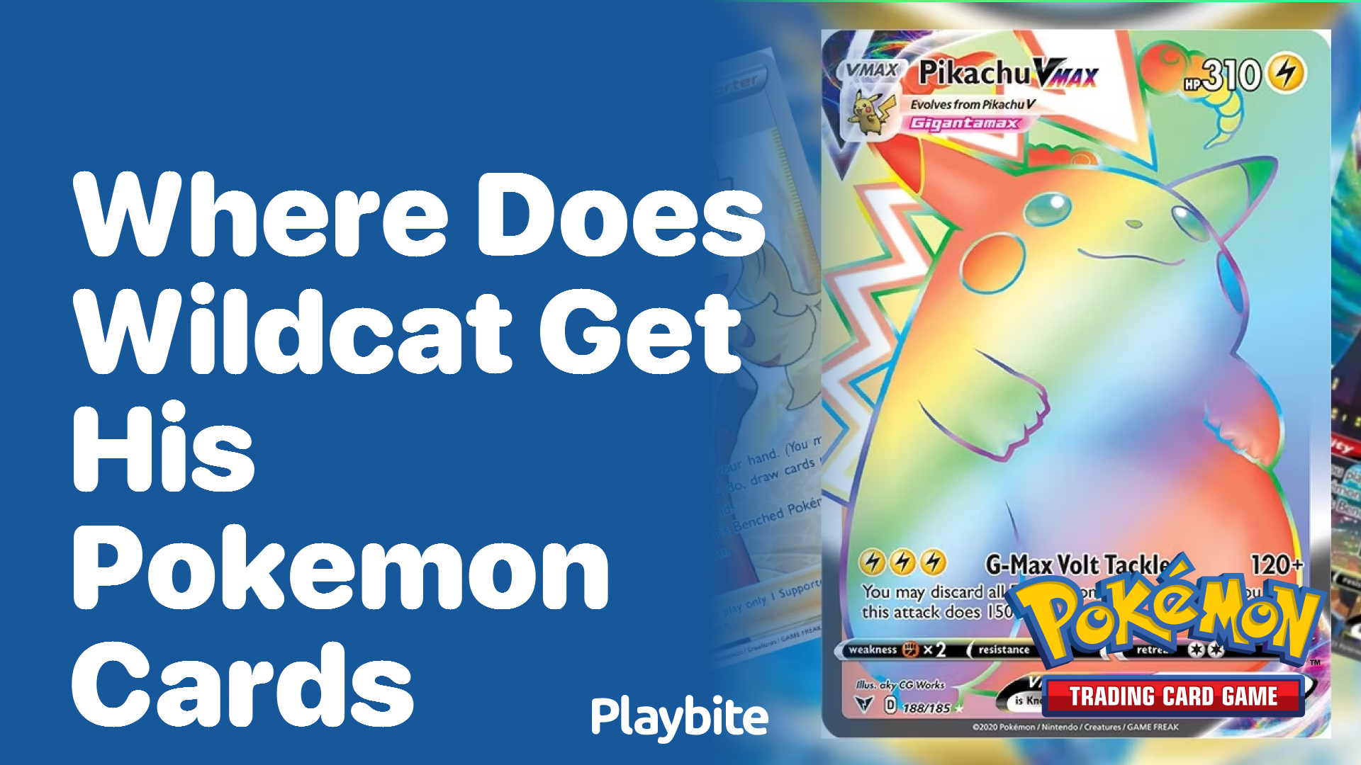 Where does Wildcat get his Pokemon cards?