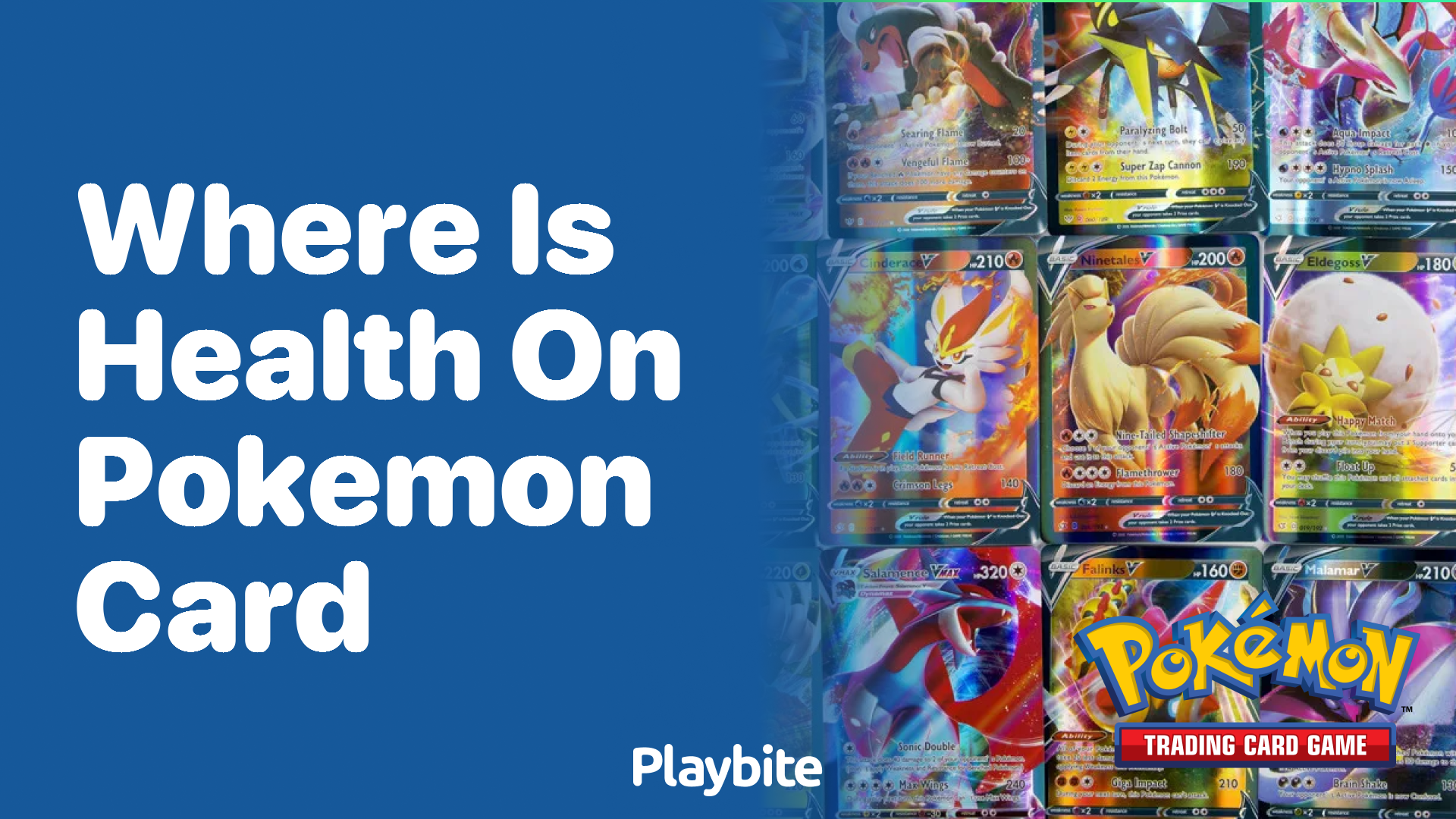 Where is health on a Pokemon card?