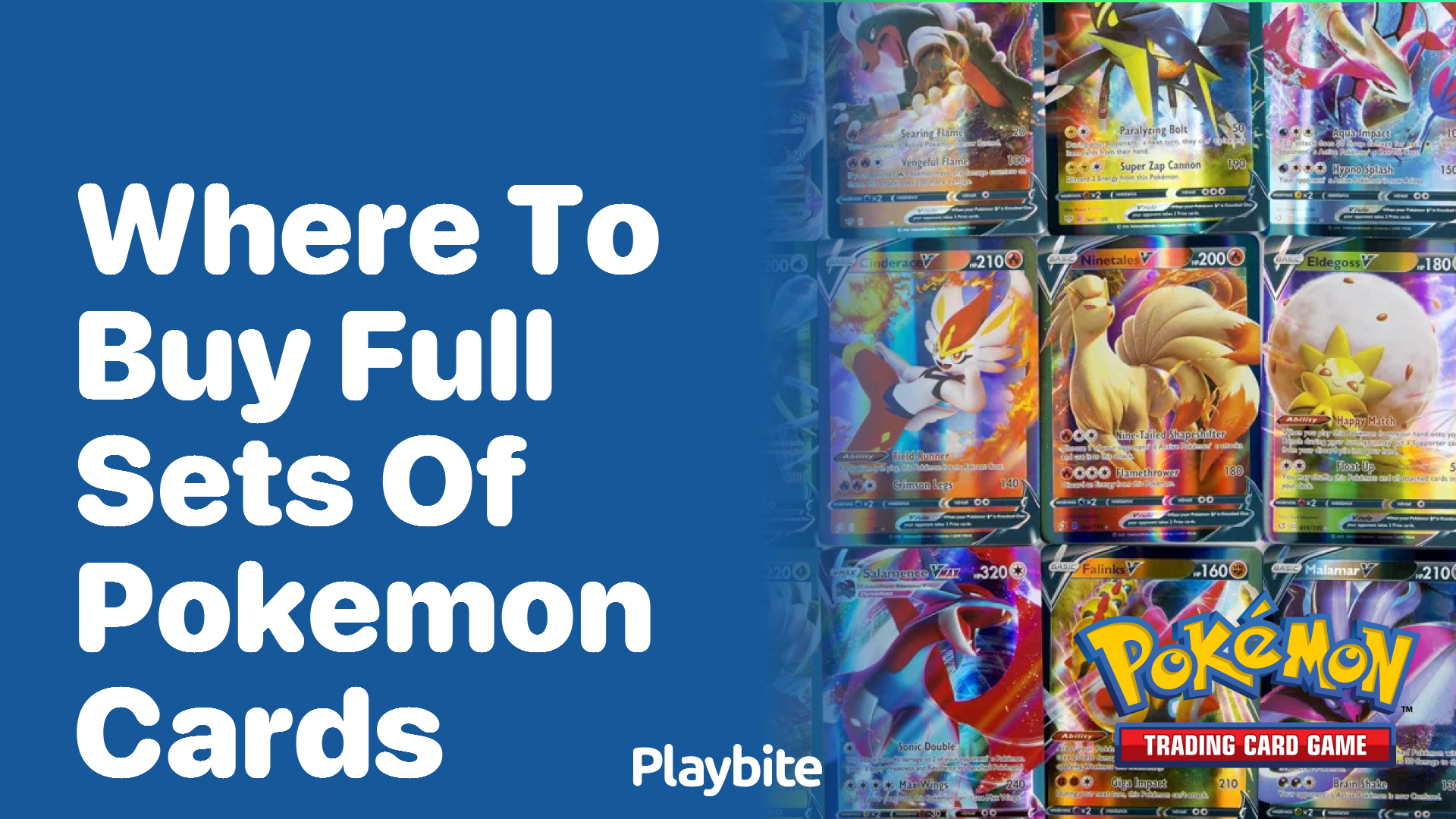 Where to Buy Full Sets of Pokemon Cards