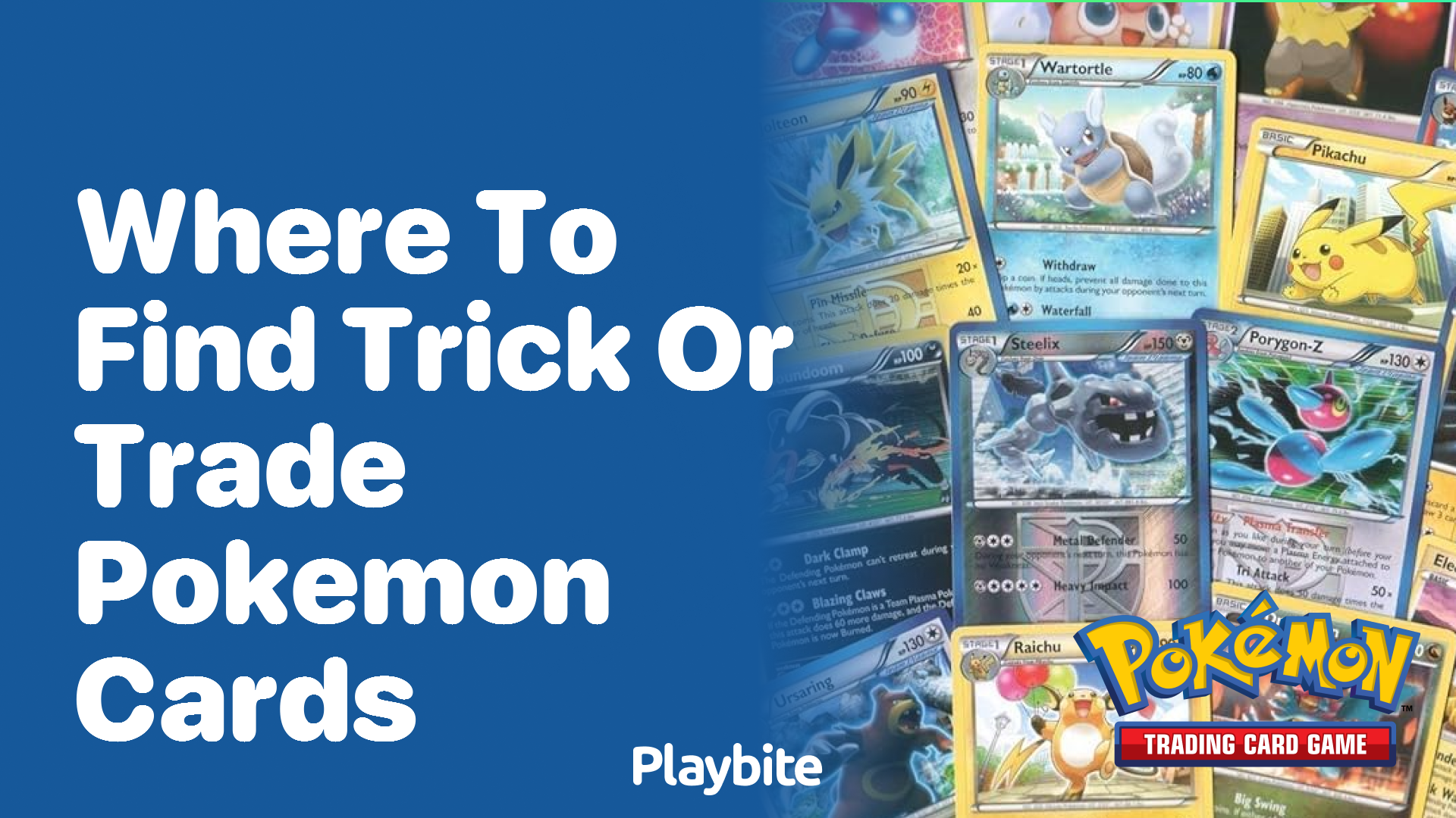 Where to find Trick or Trade Pokemon cards?