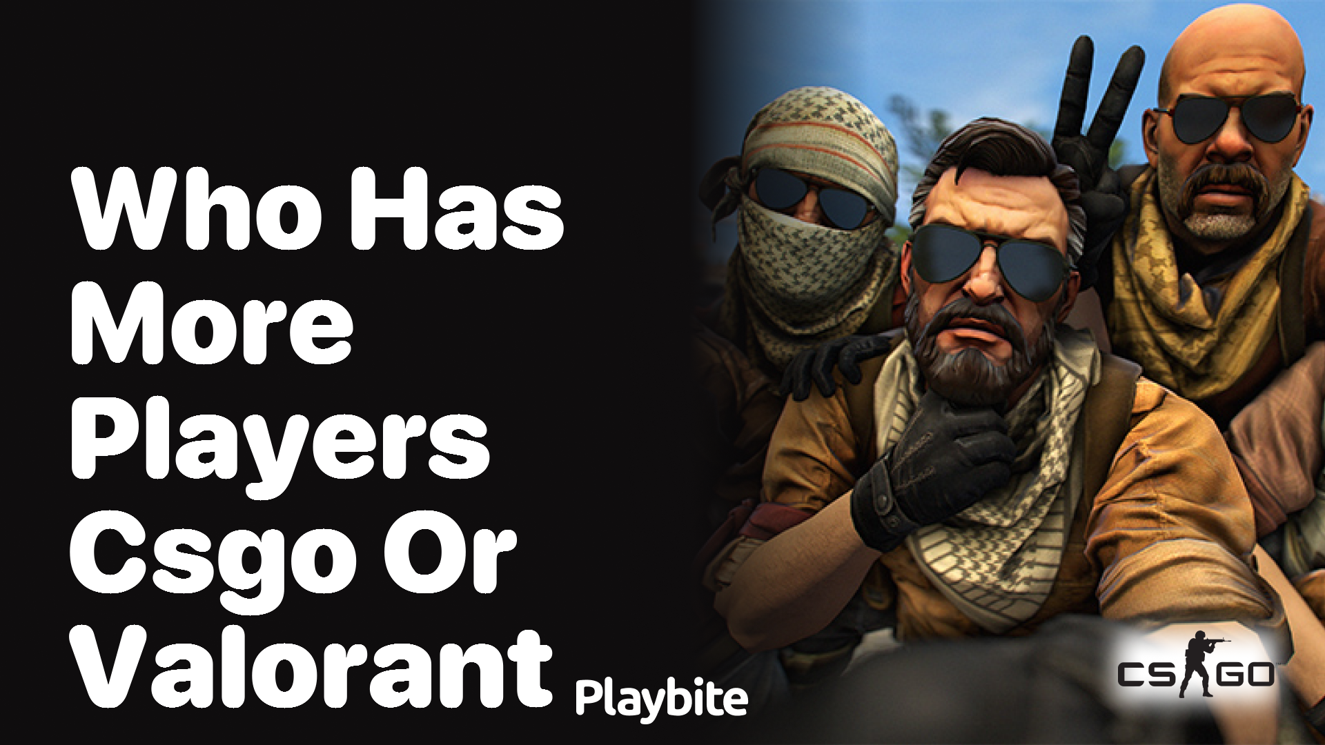 Who Has More Players, CS:GO or Valorant?