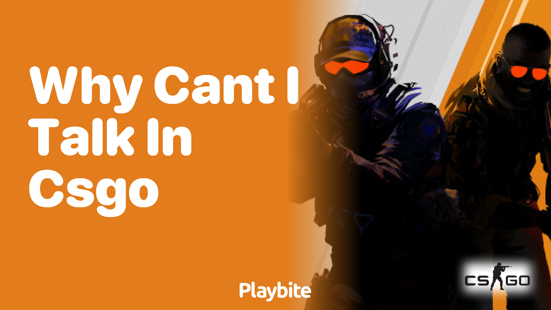 Why can&#8217;t I talk in CS:GO?