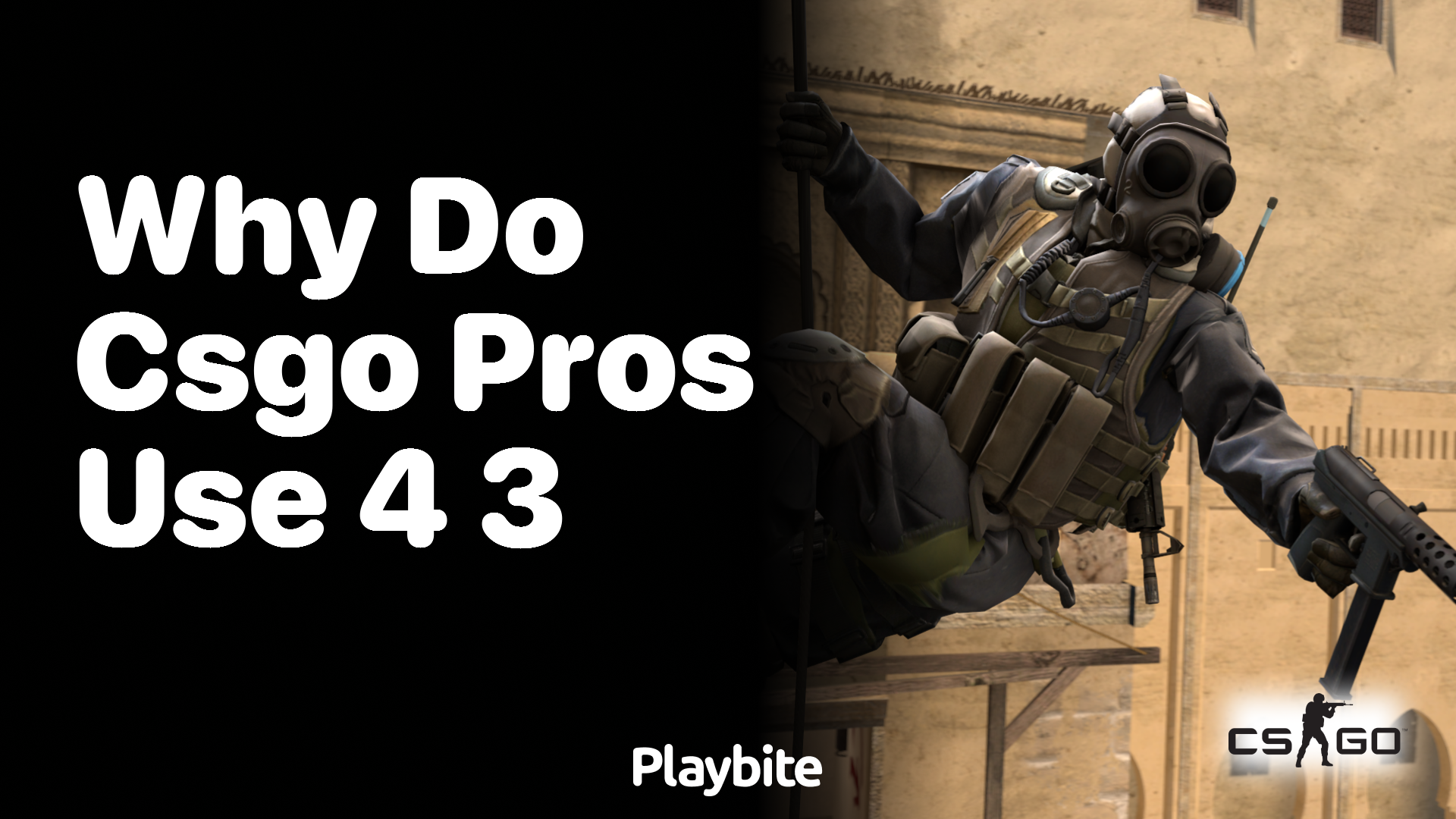 Why do CS:GO pros use a 4:3 aspect ratio?