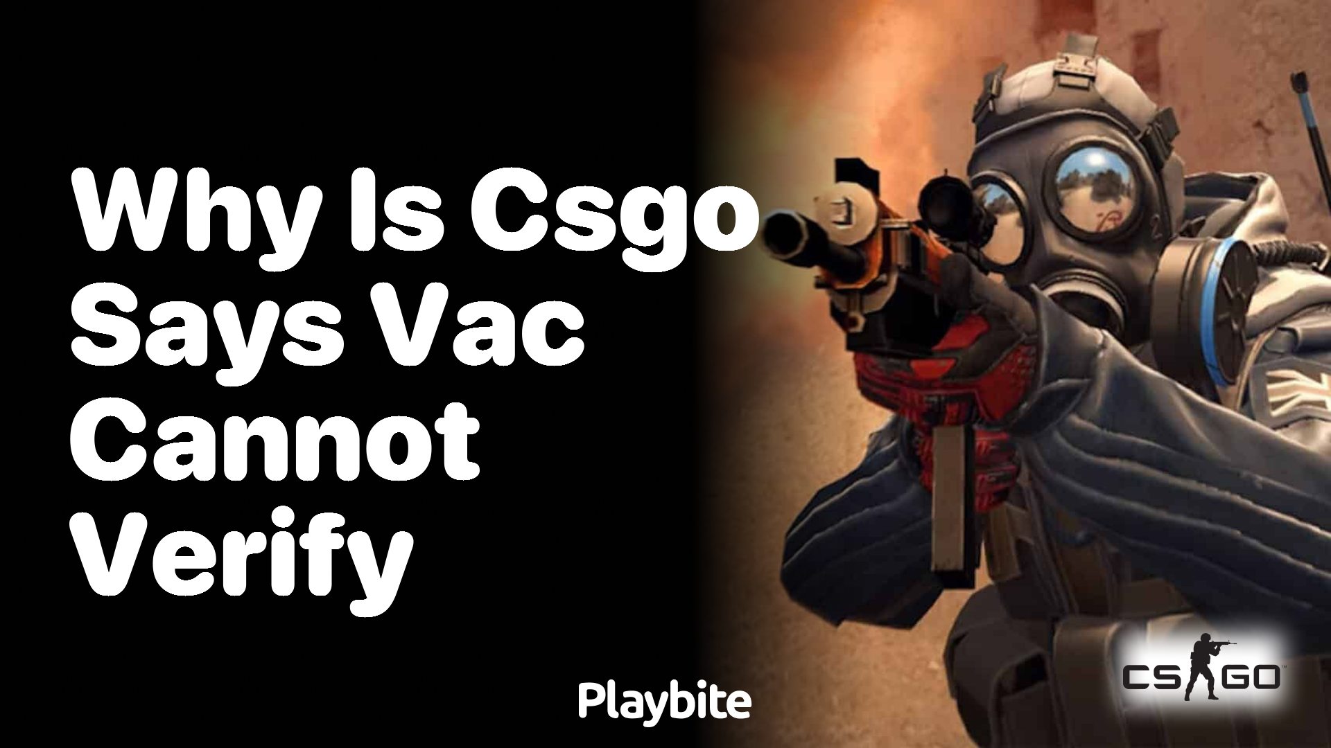 Why does CS:GO say &#8216;VAC cannot verify&#8217;?