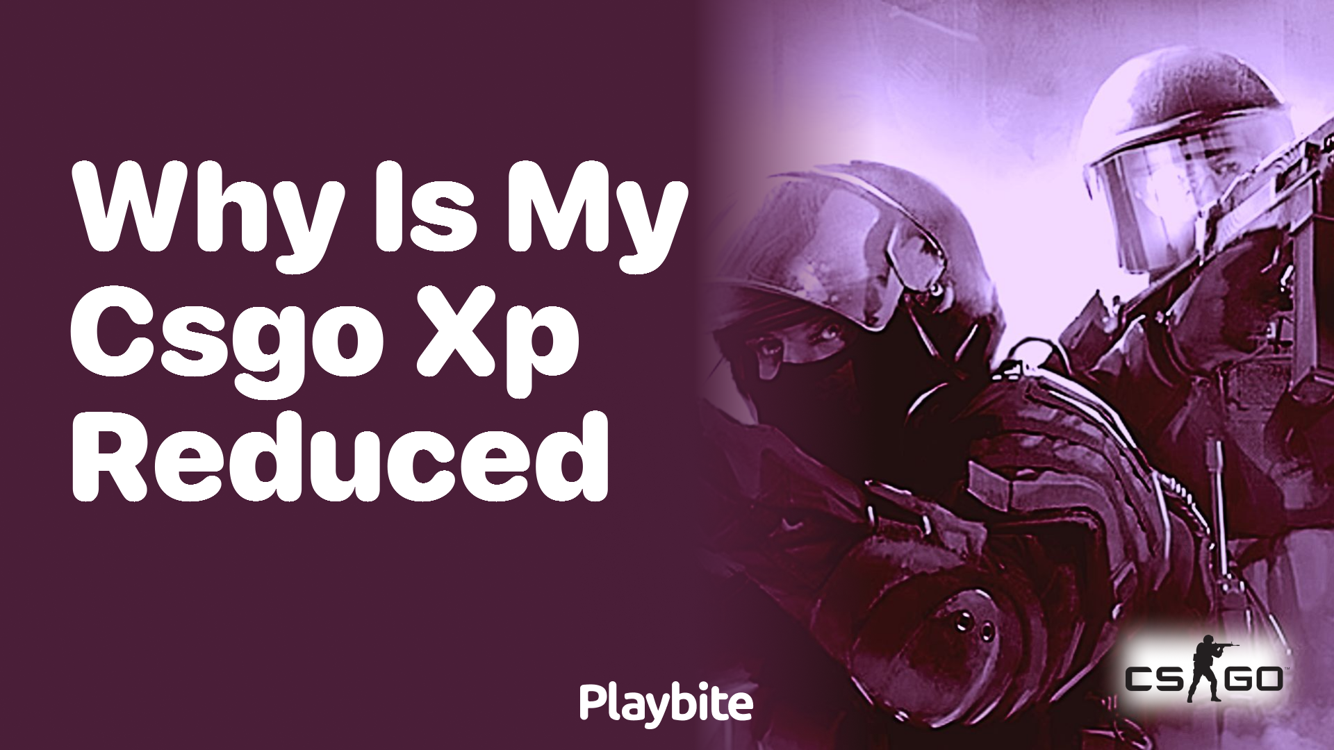 Why is my CS:GO XP reduced?