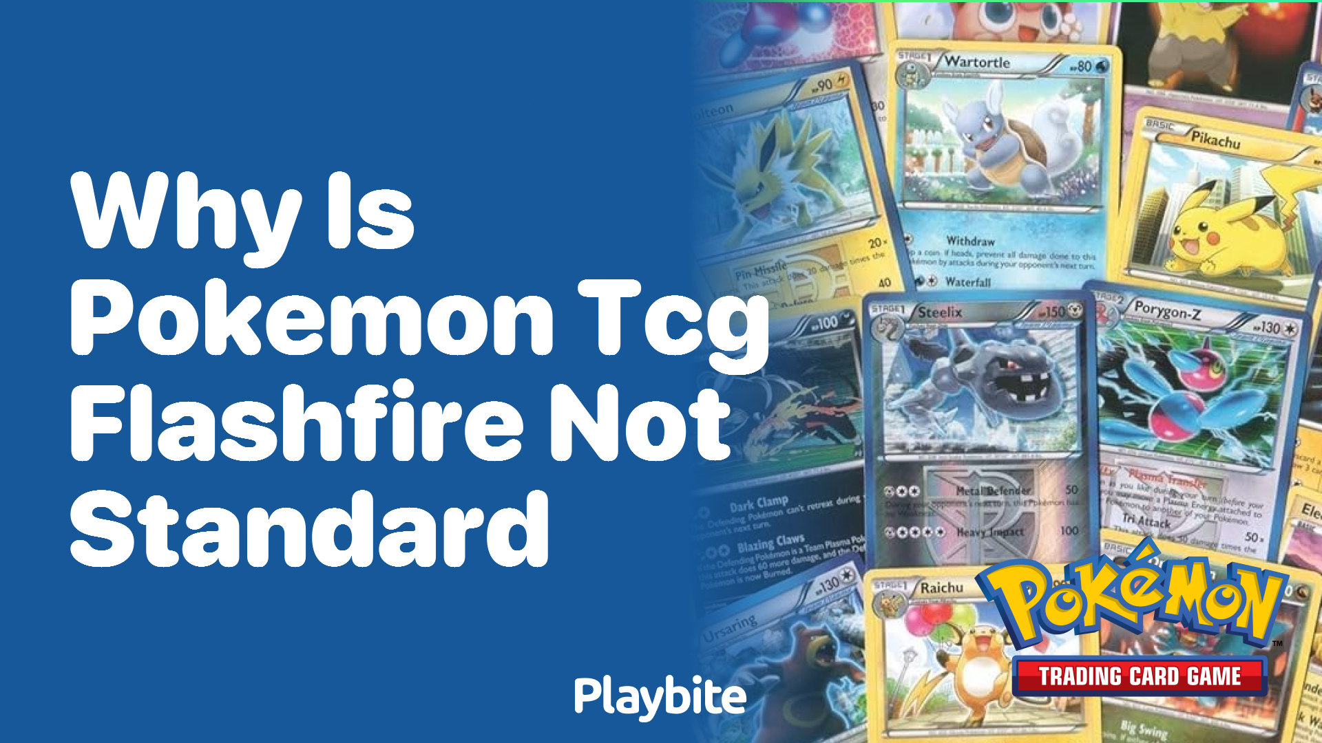 Why is Pokemon TCG Flashfire not considered standard?